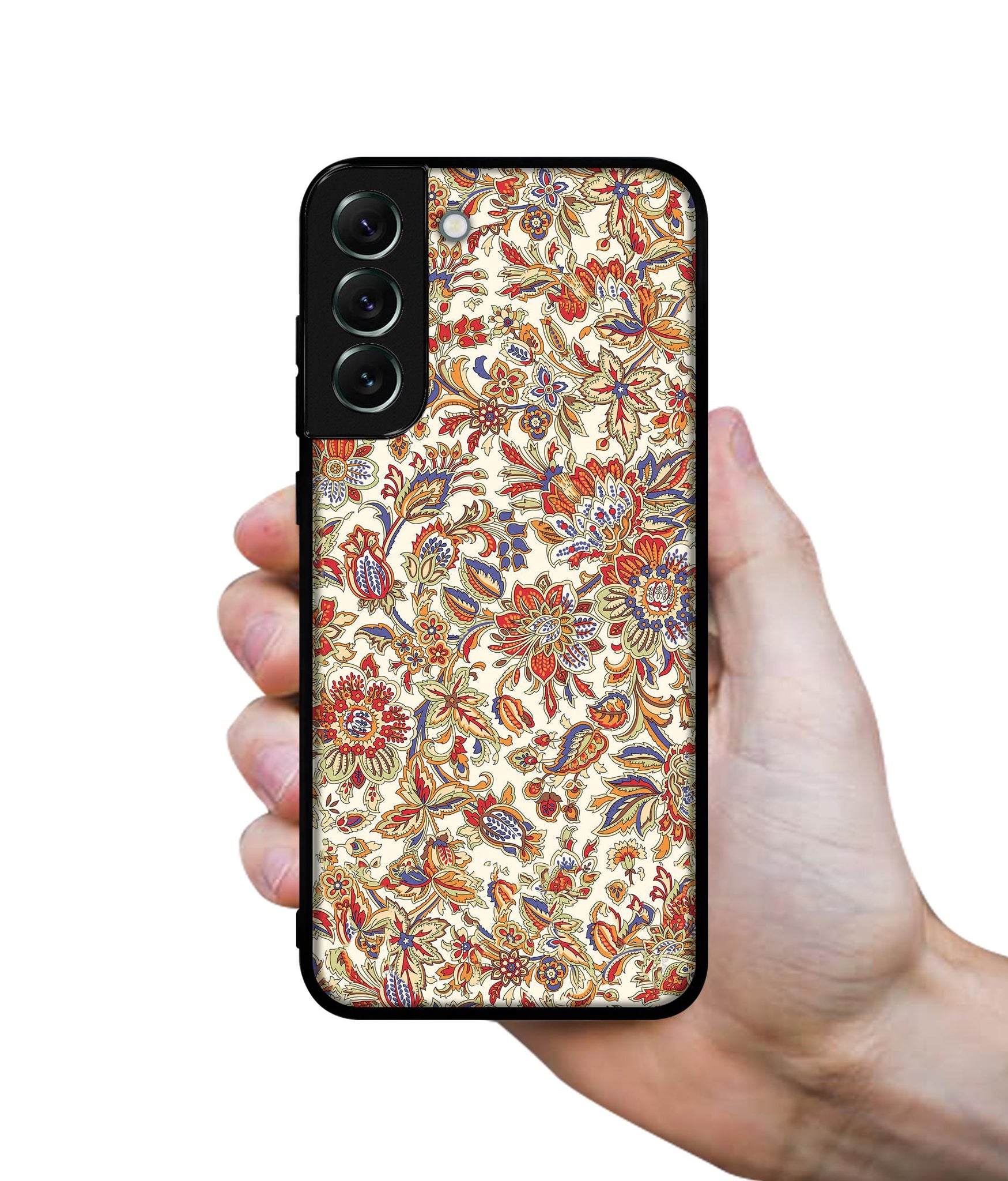Floral Designer 2D Printed Back Case Cover for Samsung Galaxy S21 FE 5G