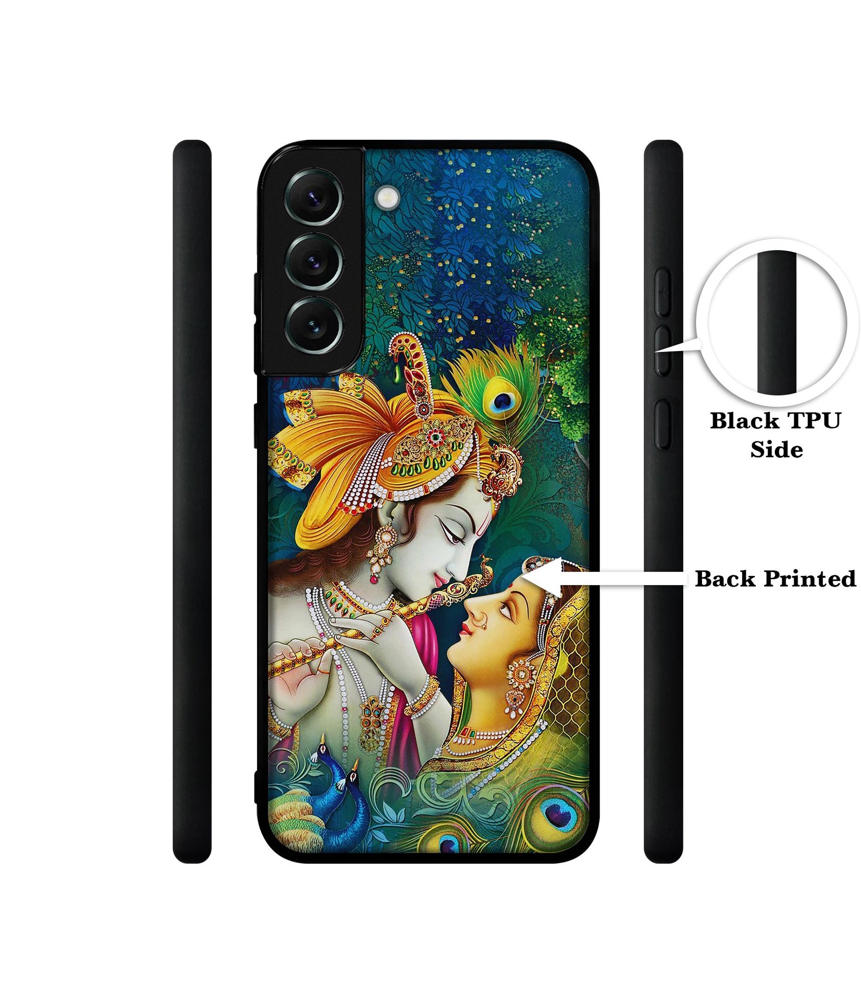 Radha Kishan Love Designer 2D Printed Back Case Cover for Samsung Galaxy S21 FE 5G