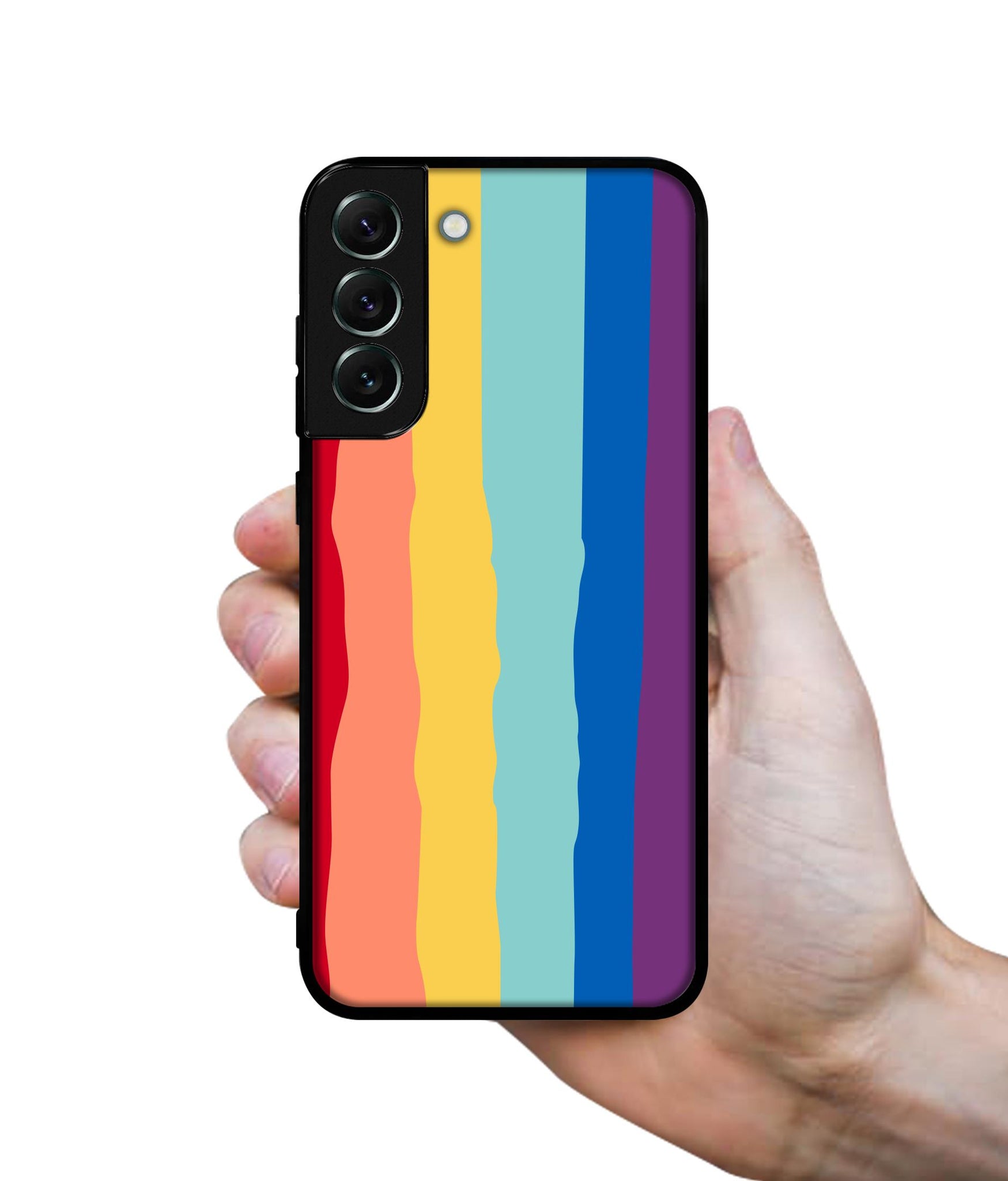 Rainbow Designer 2D Printed Back Case Cover for Samsung Galaxy S21 FE 5G