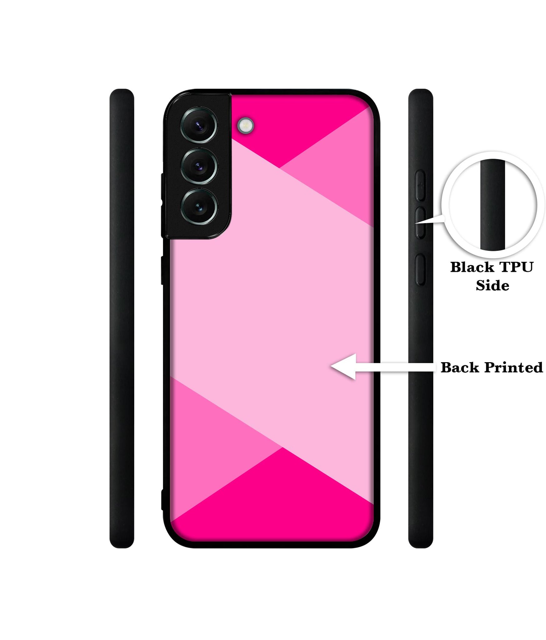 Pink Cross Vector Designer 2D Printed Back Case Cover for Samsung Galaxy S21 FE 5G