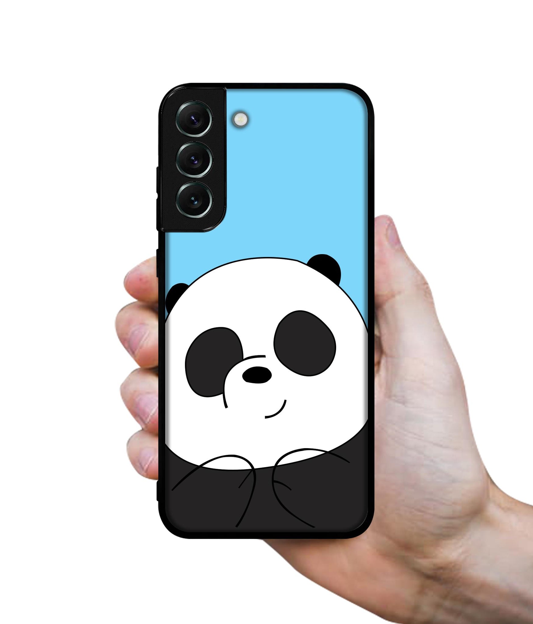 Cute Panda Designer 2D Printed Back Case Cover for Samsung Galaxy S21 FE 5G