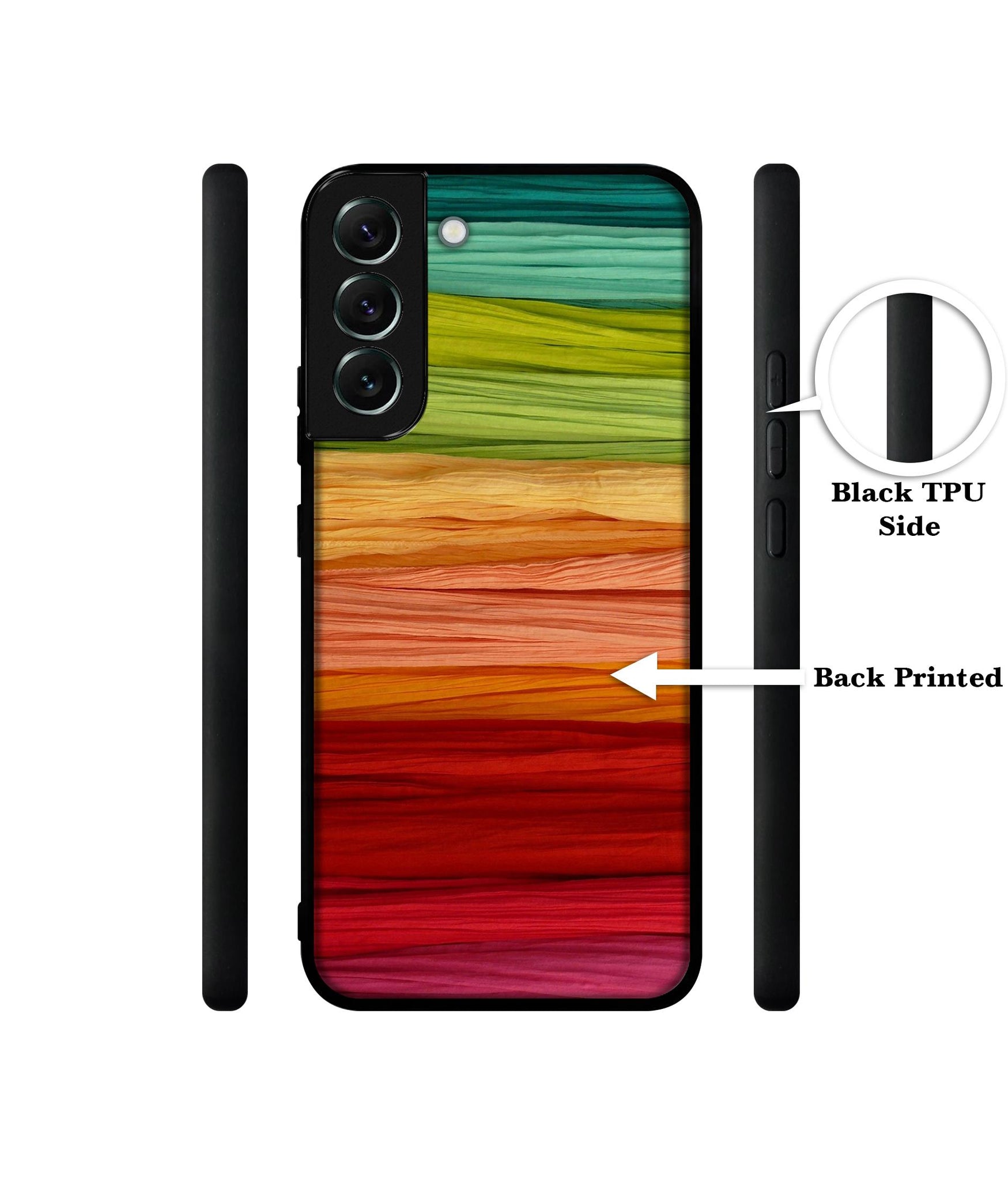 Colorful Thread Designer 2D Printed Back Case Cover for Samsung Galaxy S22 Plus 5G