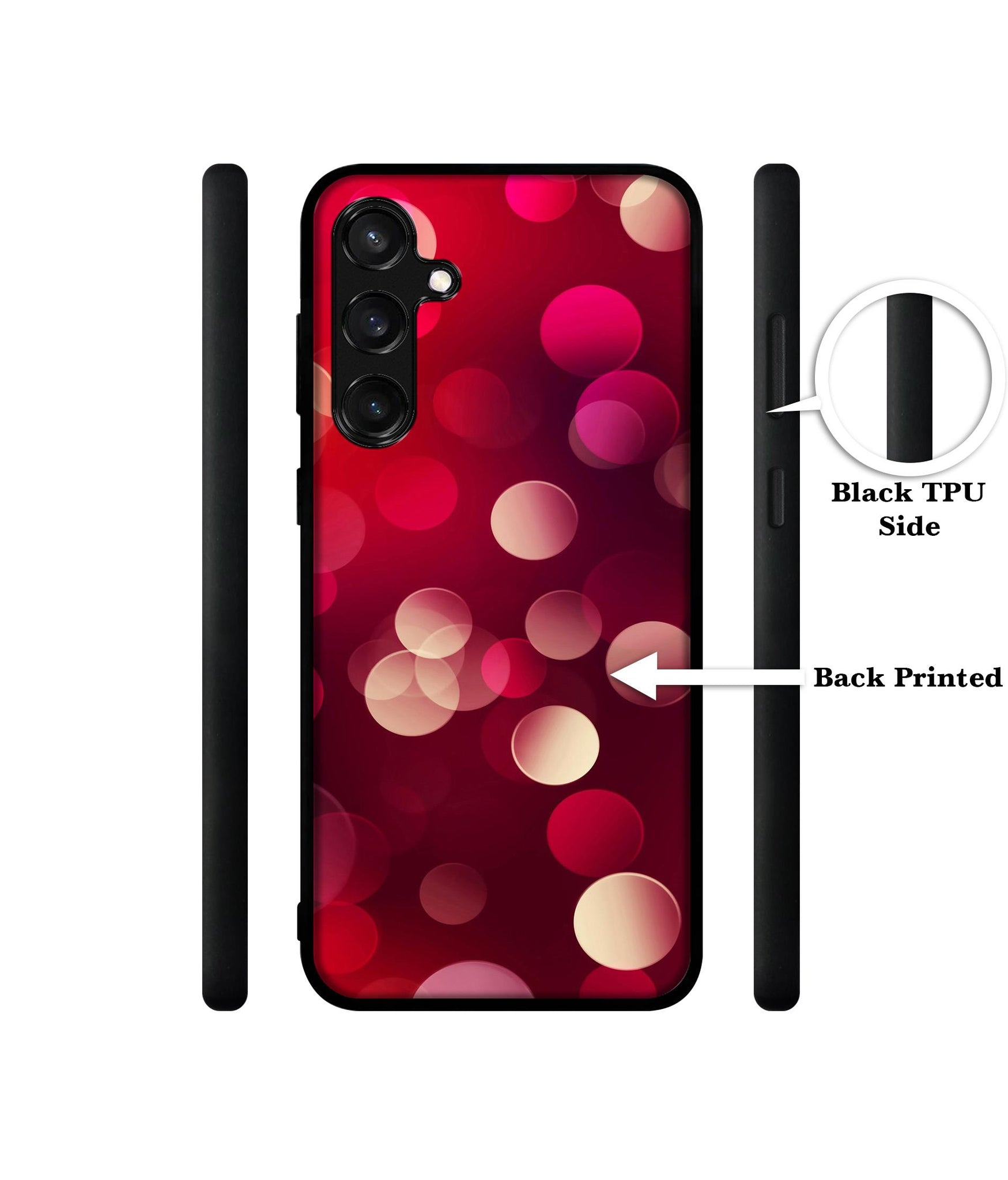 3D Circles Designer 2D Printed Back Case Cover for Samsung Galaxy S23 FE 5G