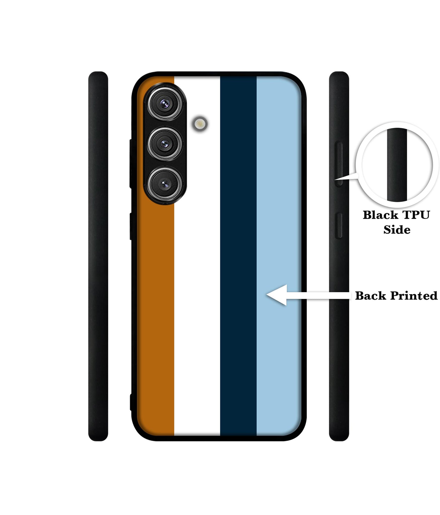 Color Stripes Designer 2D Printed Back Case Cover for Samsung Galaxy S24 Plus 5G