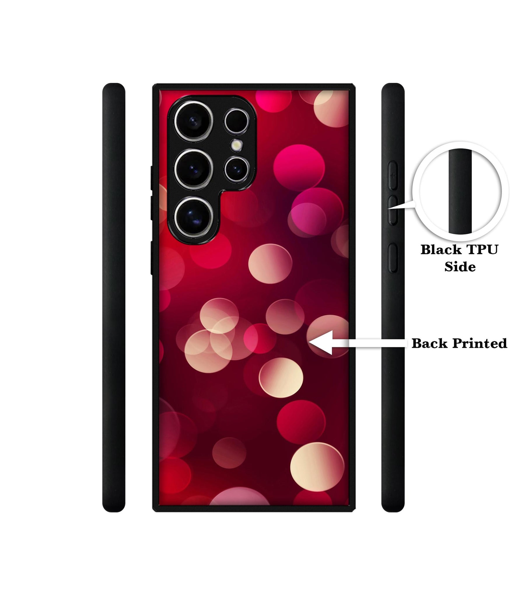 3D Circles Designer 2D Printed Back Case Cover for Samsung Galaxy S24 Ultra 5G