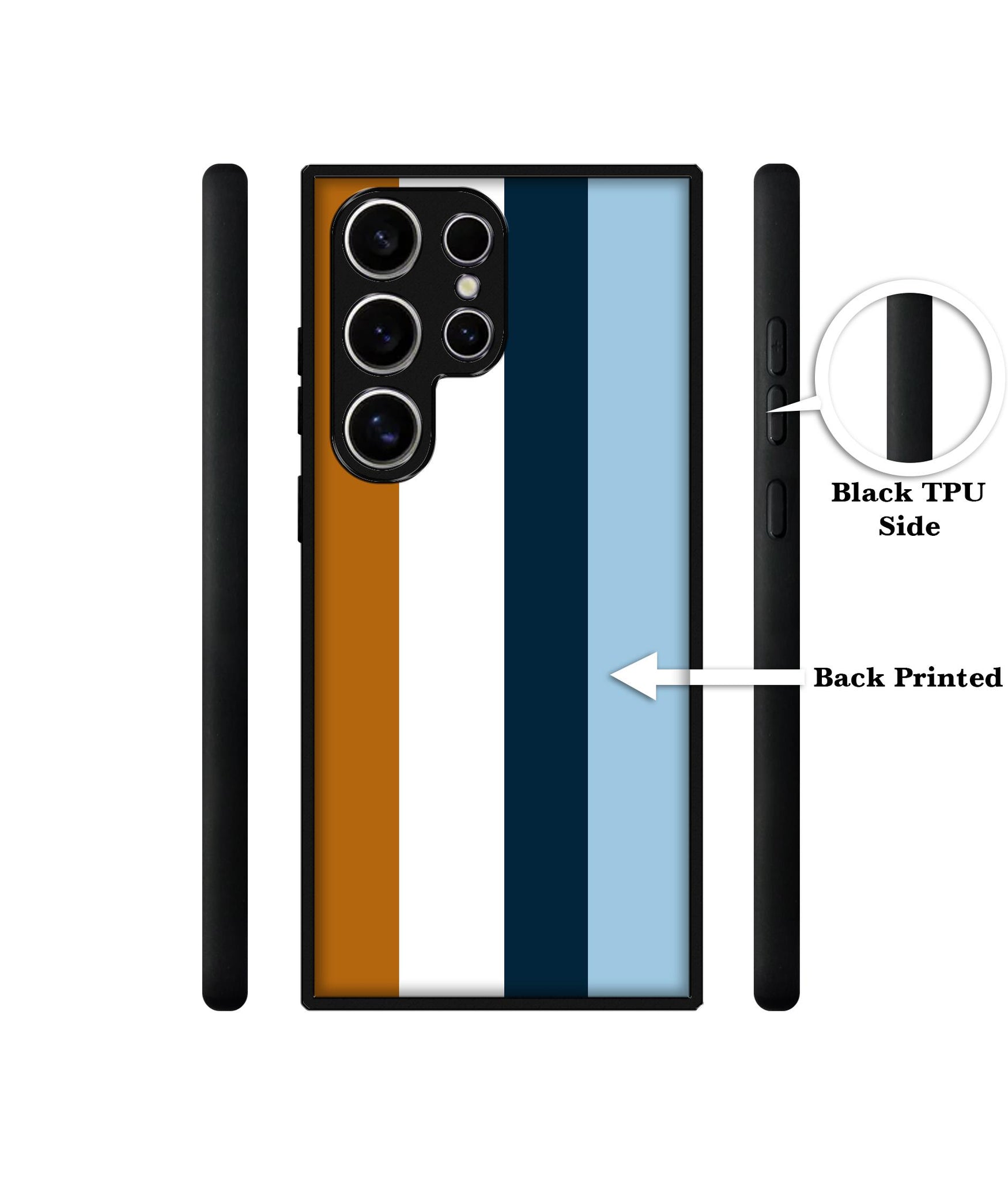 Color Stripes Designer 2D Printed Back Case Cover for Samsung Galaxy S24 Ultra 5G