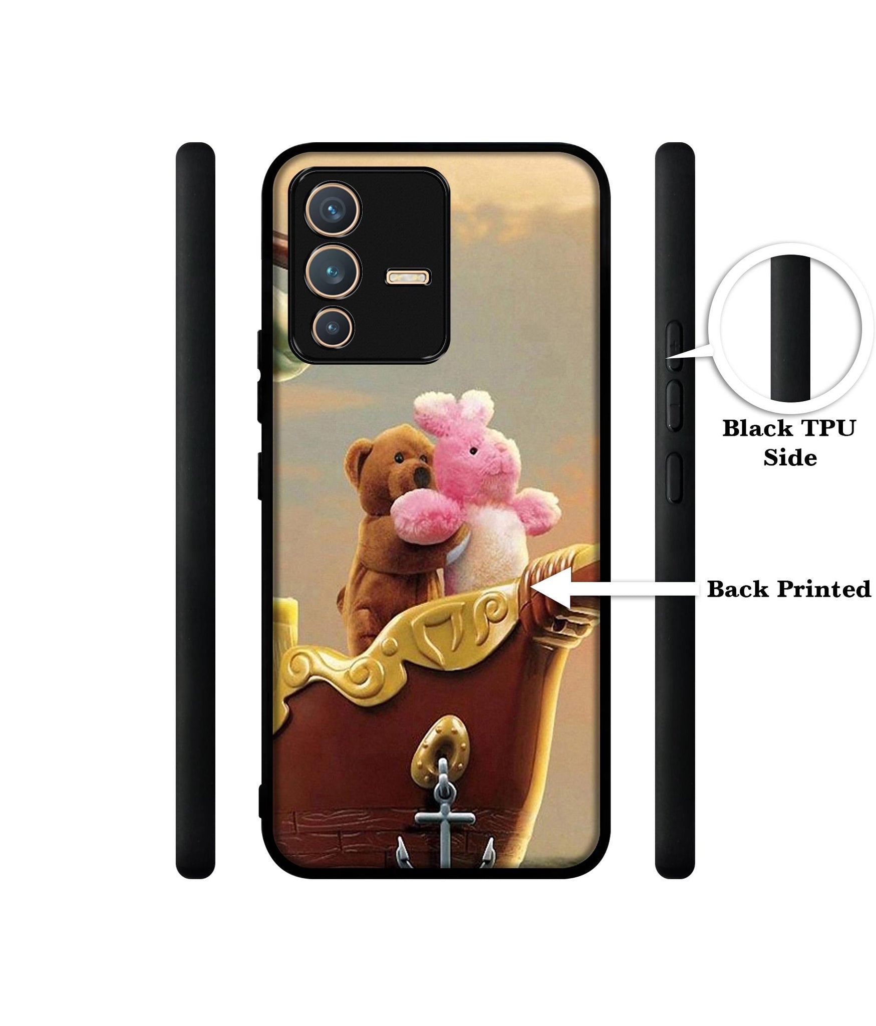 Funny Titanic Designer 2D Printed Back Case Cover for Vivo V23 5G