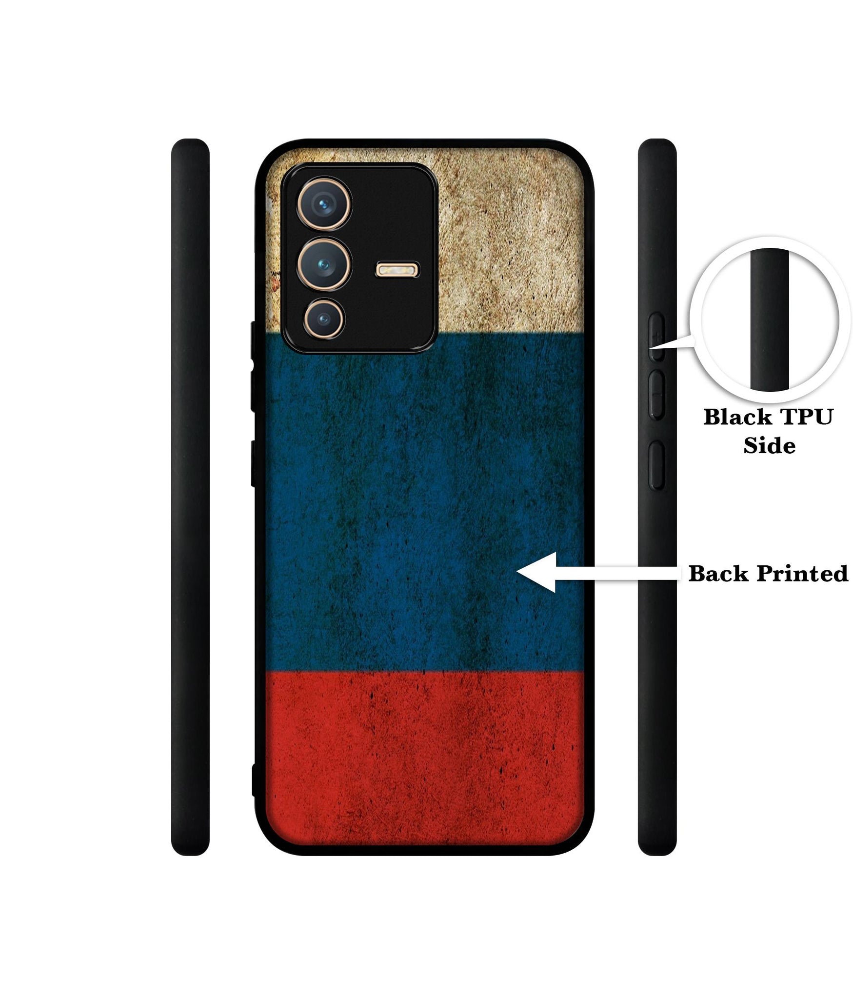 Autumn Girl Designer 2D Printed Back Case Cover for Vivo V23 5G