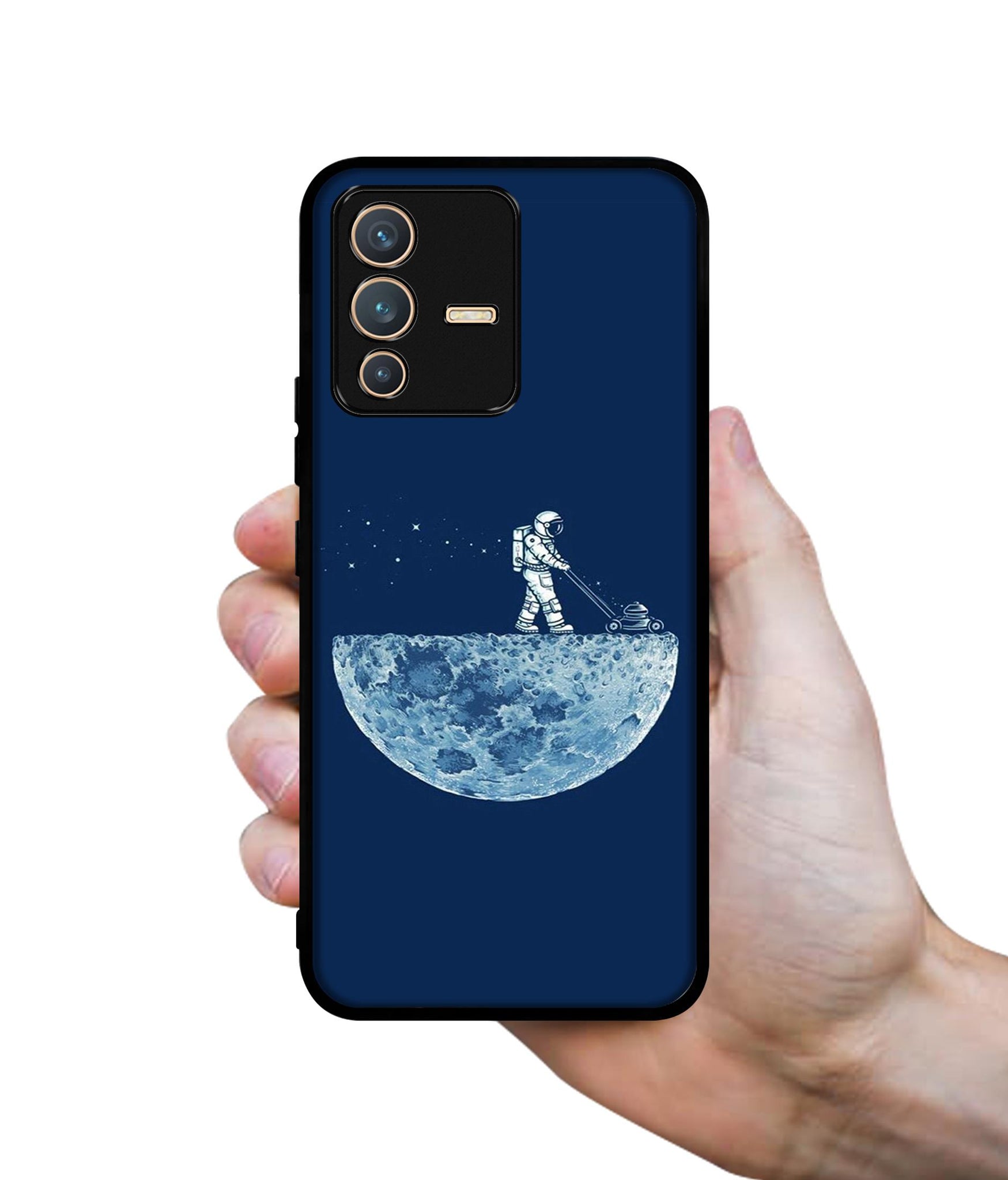 Moon Walk Designer 2D Printed Back Case Cover for Vivo V23 5G