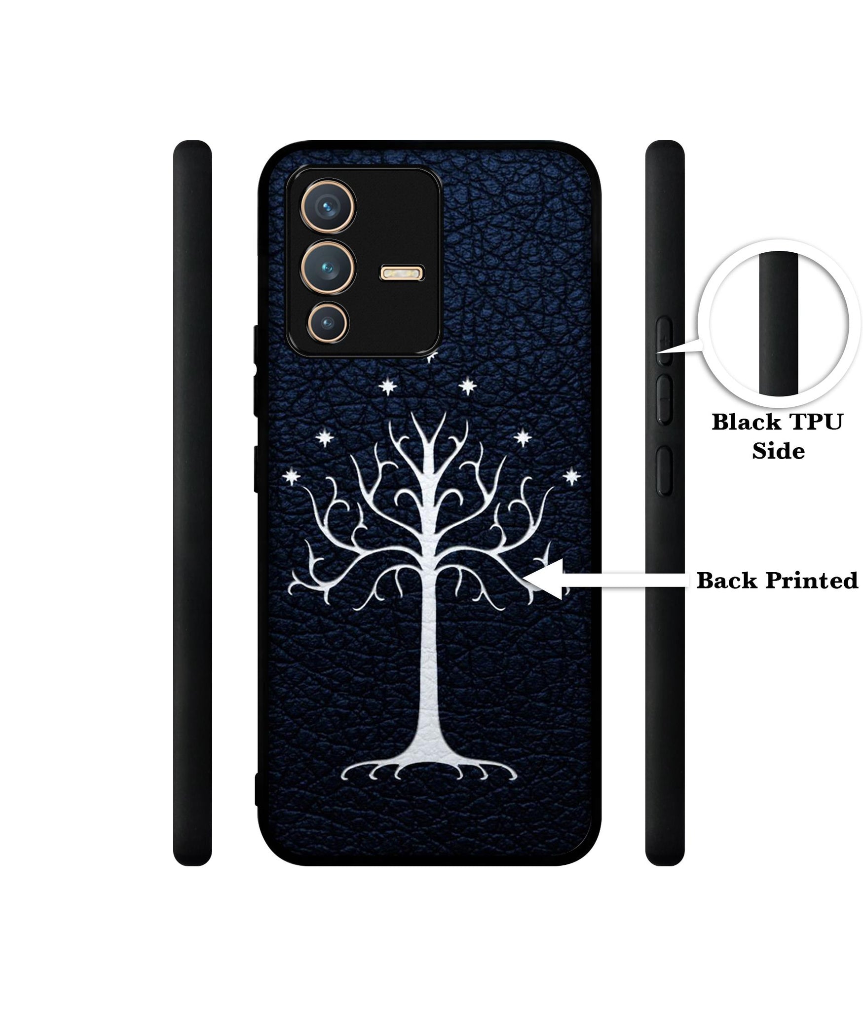 Magic Tree Pattern Designer 2D Printed Back Case Cover for Vivo V23 5G