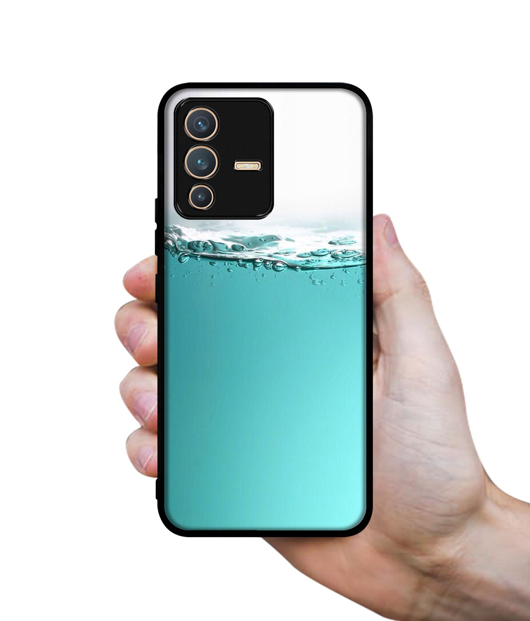 Half Fill Designer 2D Printed Back Case Cover for Vivo V23 5G