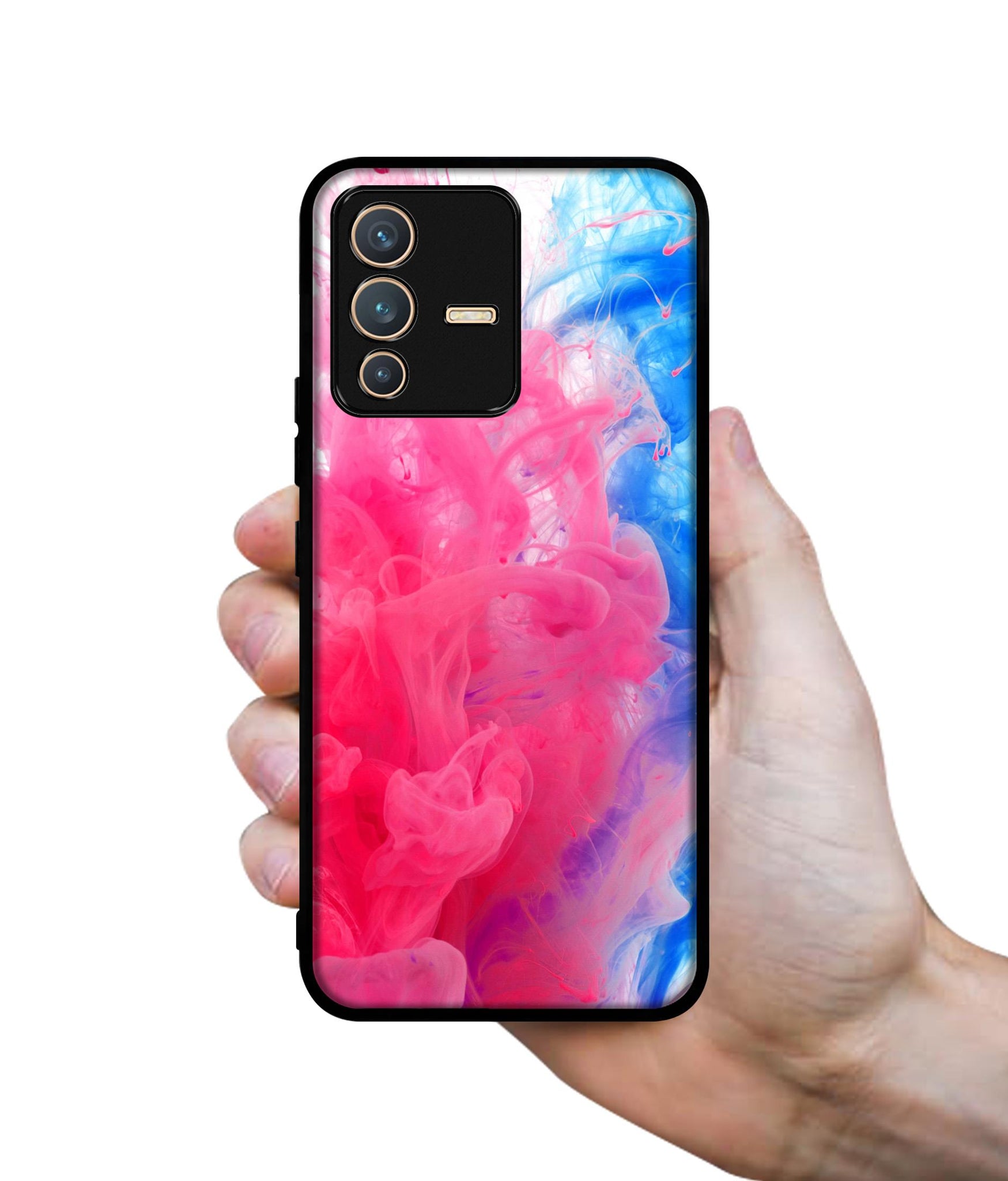 Fractal Paint Designer 2D Printed Back Case Cover for Vivo V23 5G
