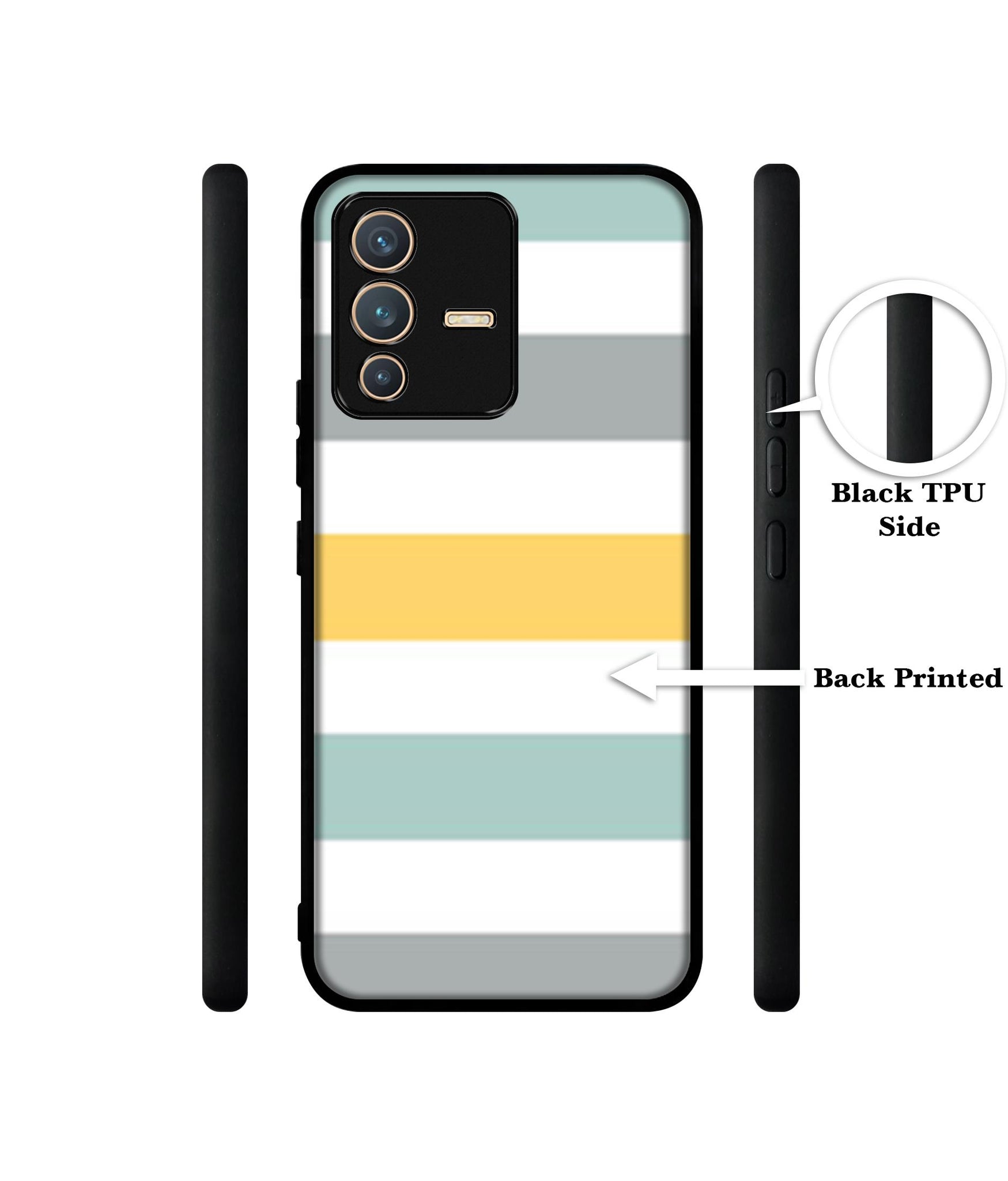 Line Texture Designer 2D Printed Back Case Cover for Vivo V23 5G