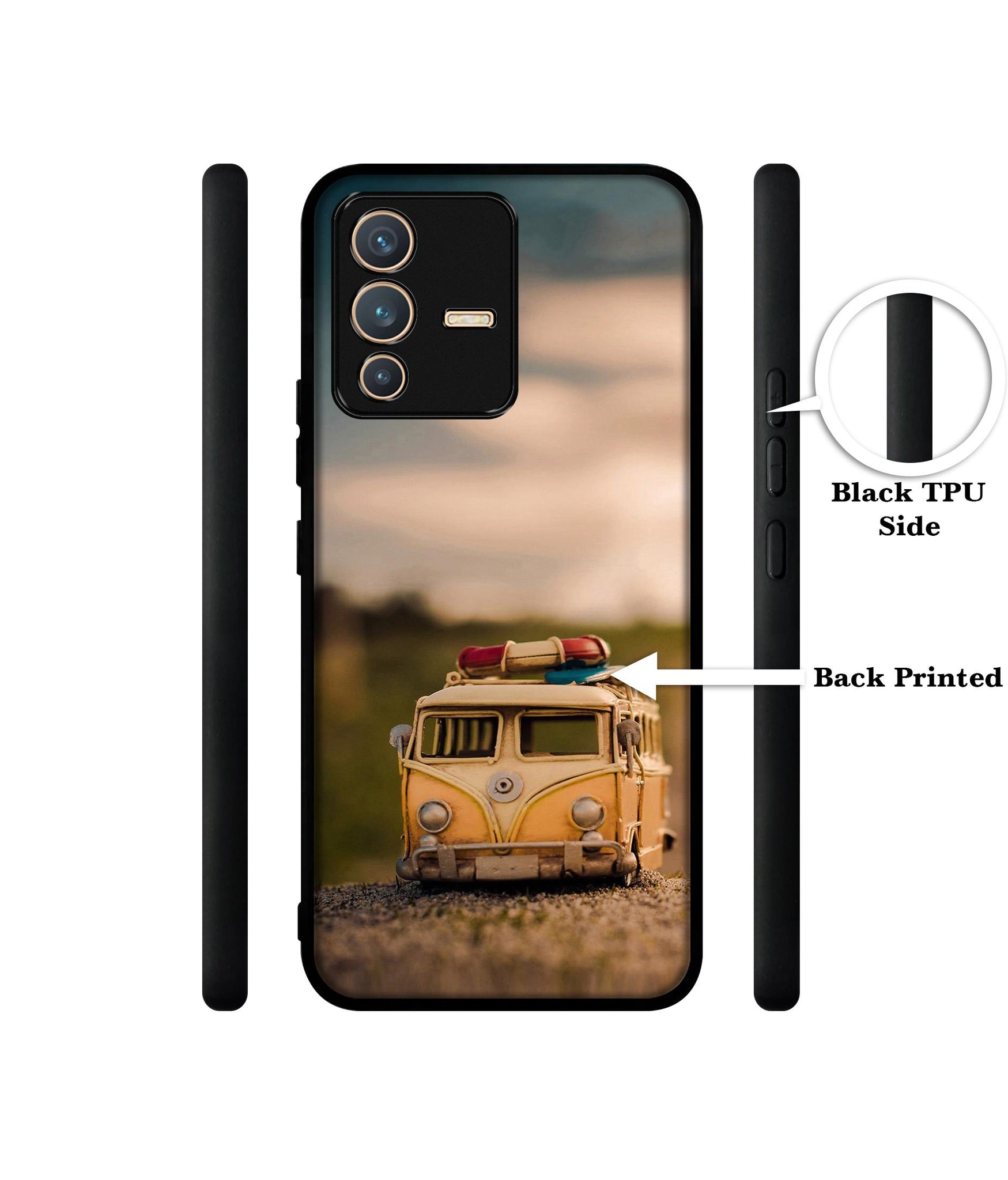 Toy Car Designer 2D Printed Back Case Cover for Vivo V23 5G