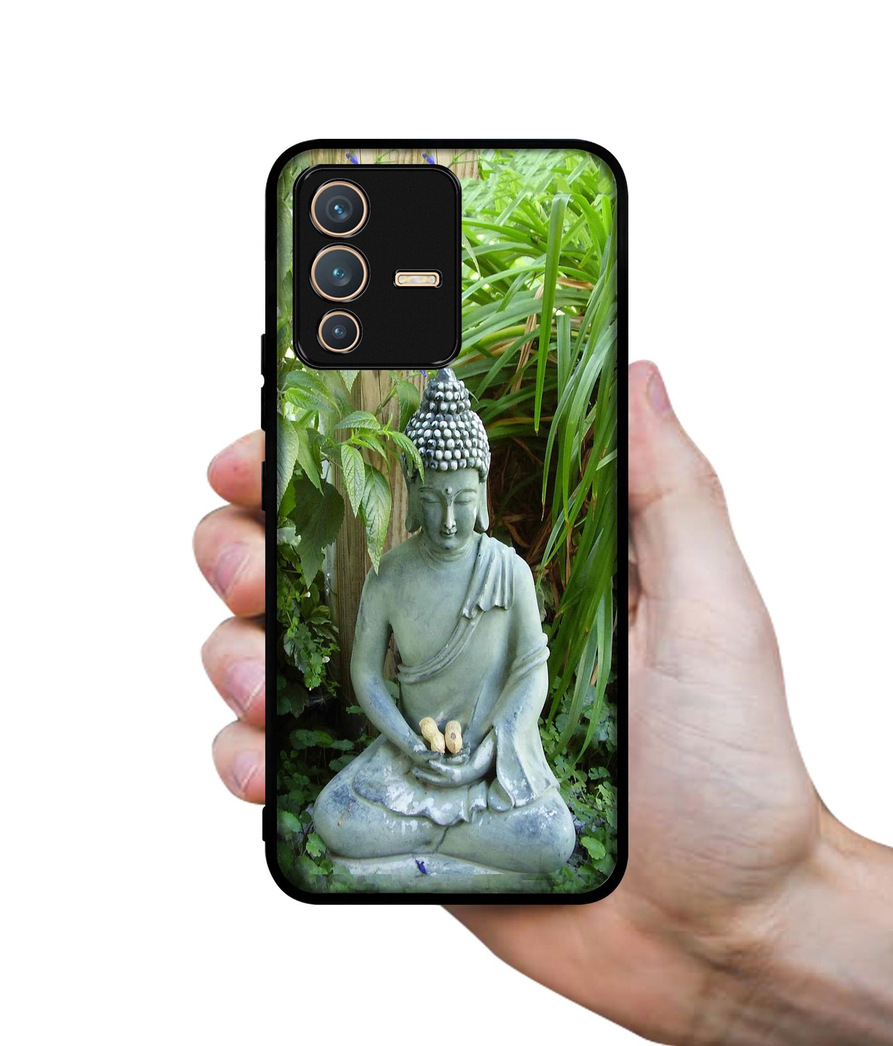 Buddhism Designer 2D Printed Back Case Cover for Vivo V23 5G