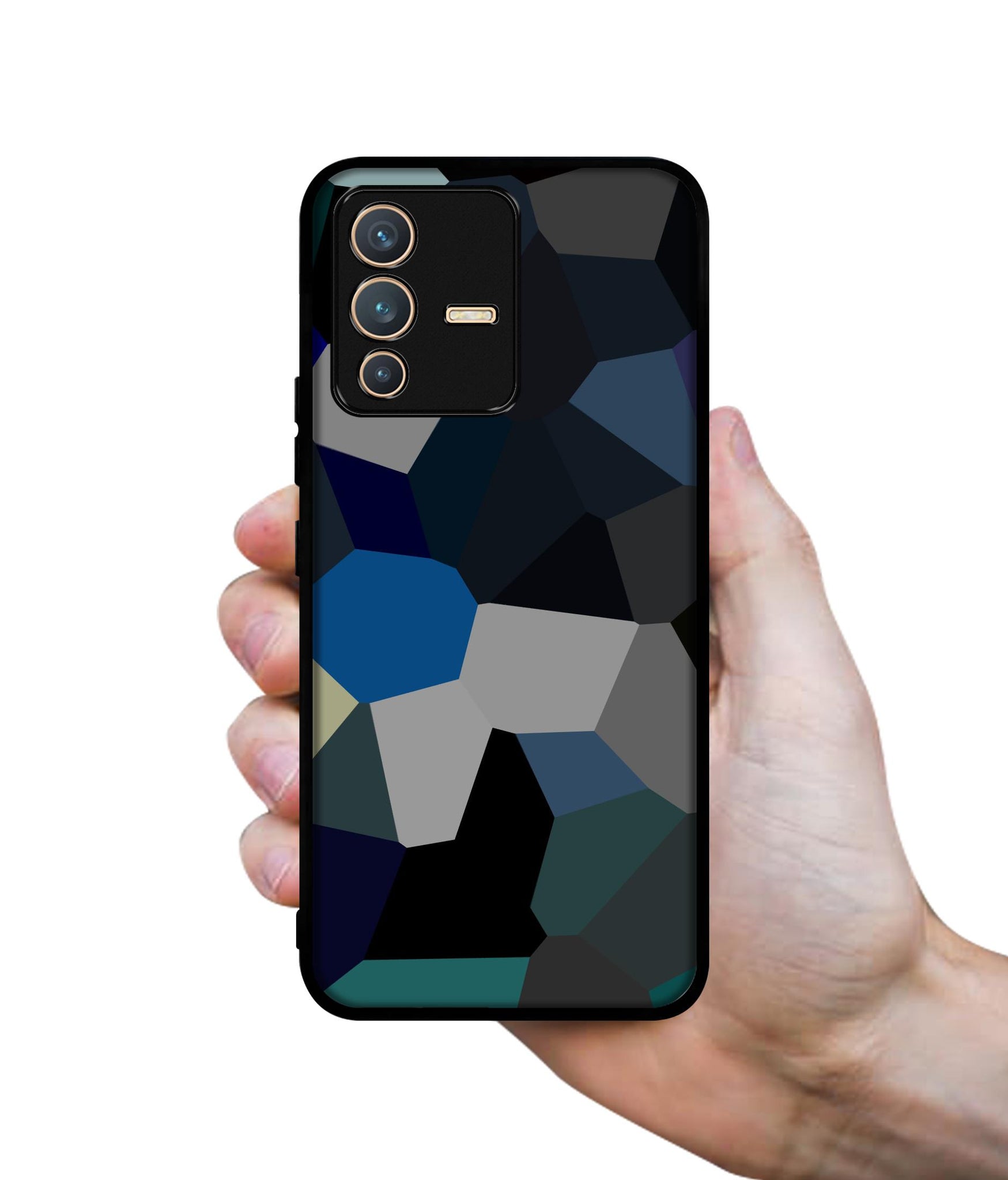 Mathematical Shape Designer 2D Printed Back Case Cover for Vivo V23 5G