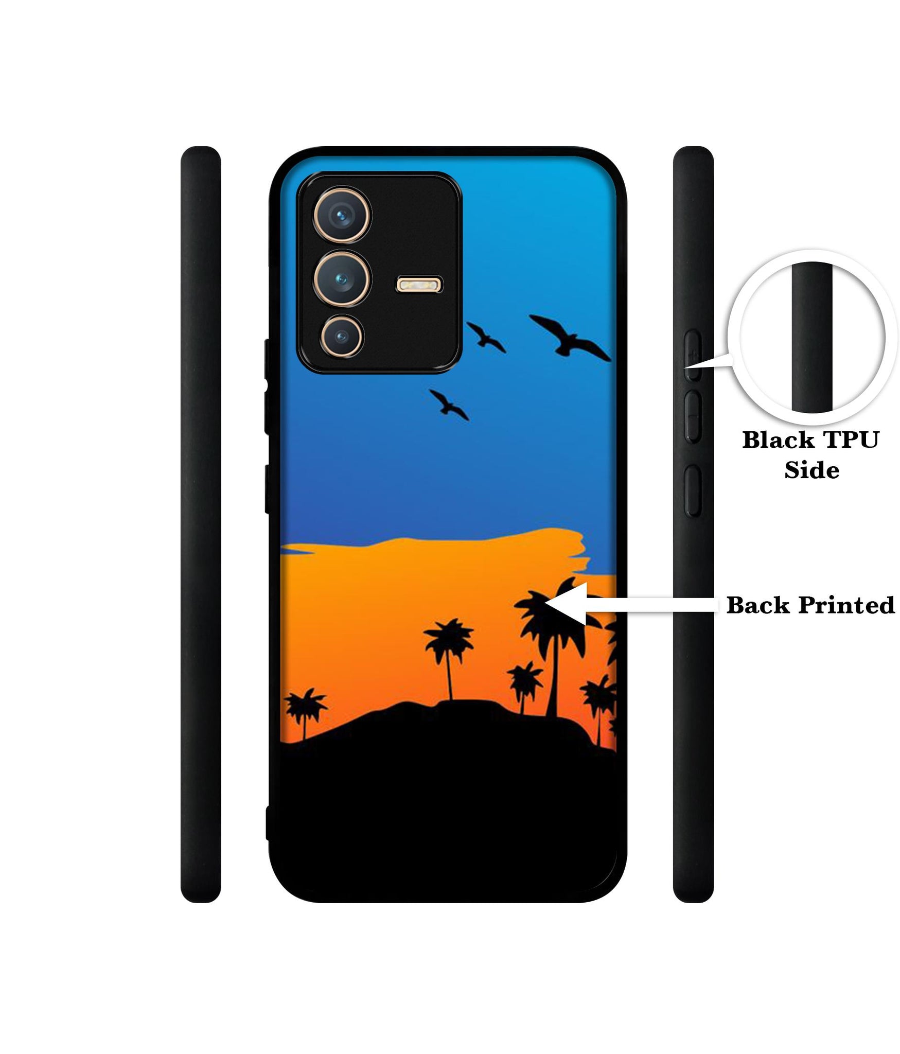 Nature Designer 2D Printed Back Case Cover for Vivo V23 5G