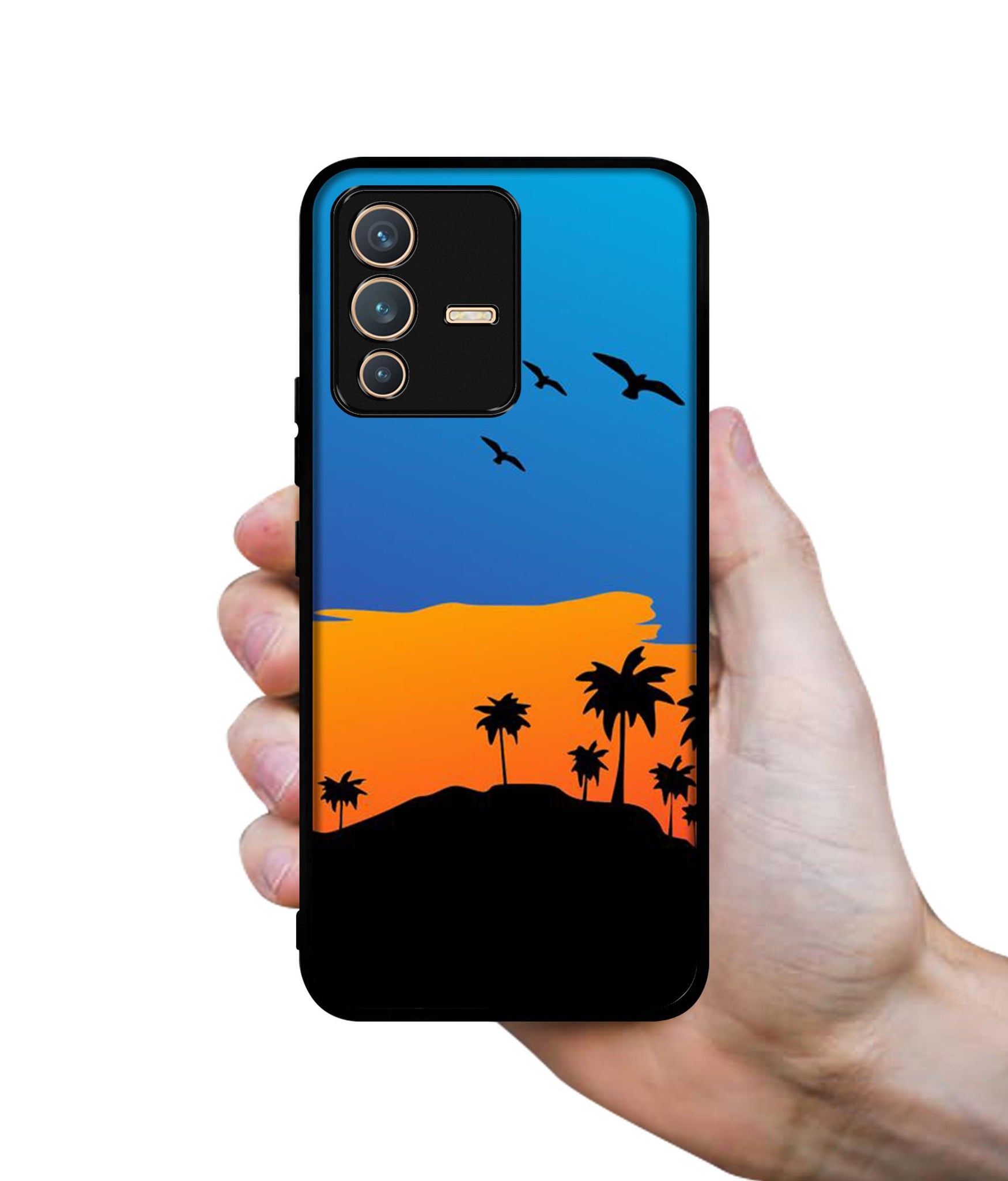 Nature Designer 2D Printed Back Case Cover for Vivo V23 5G
