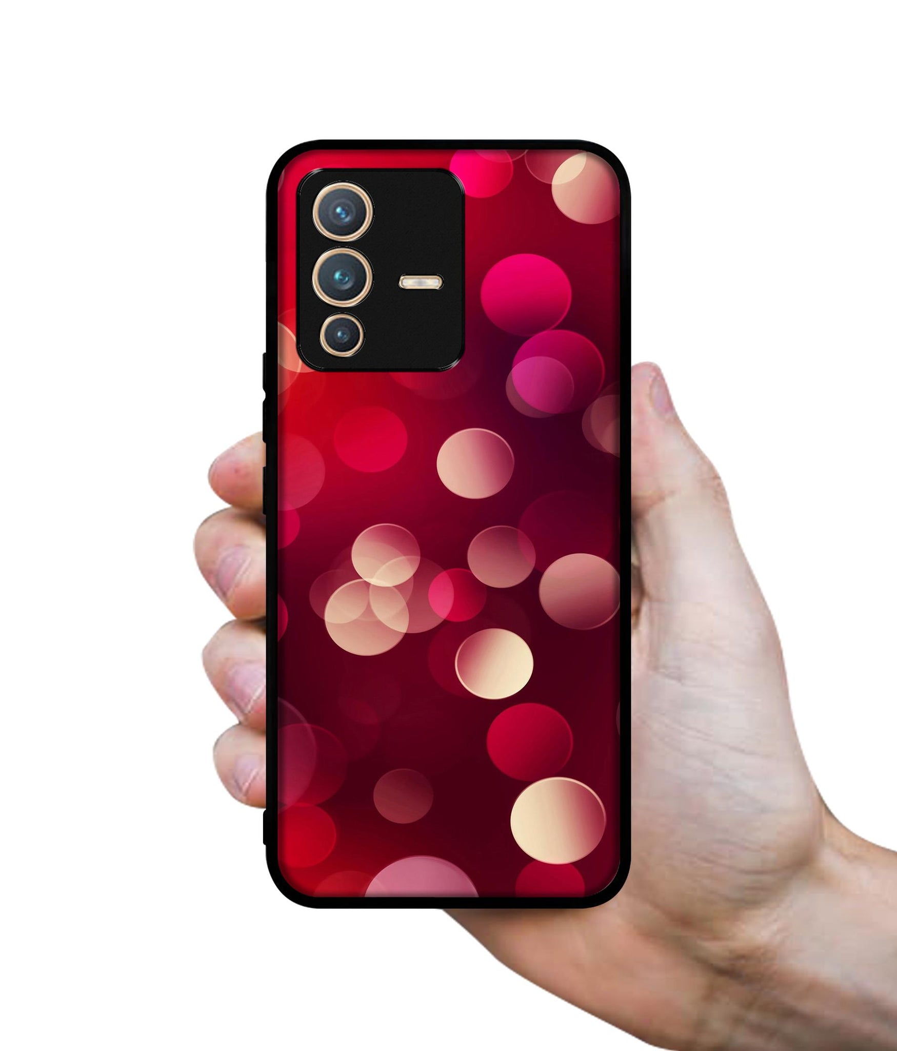 3D Circles Designer 2D Printed Back Case Cover for Vivo V23 Pro 5G