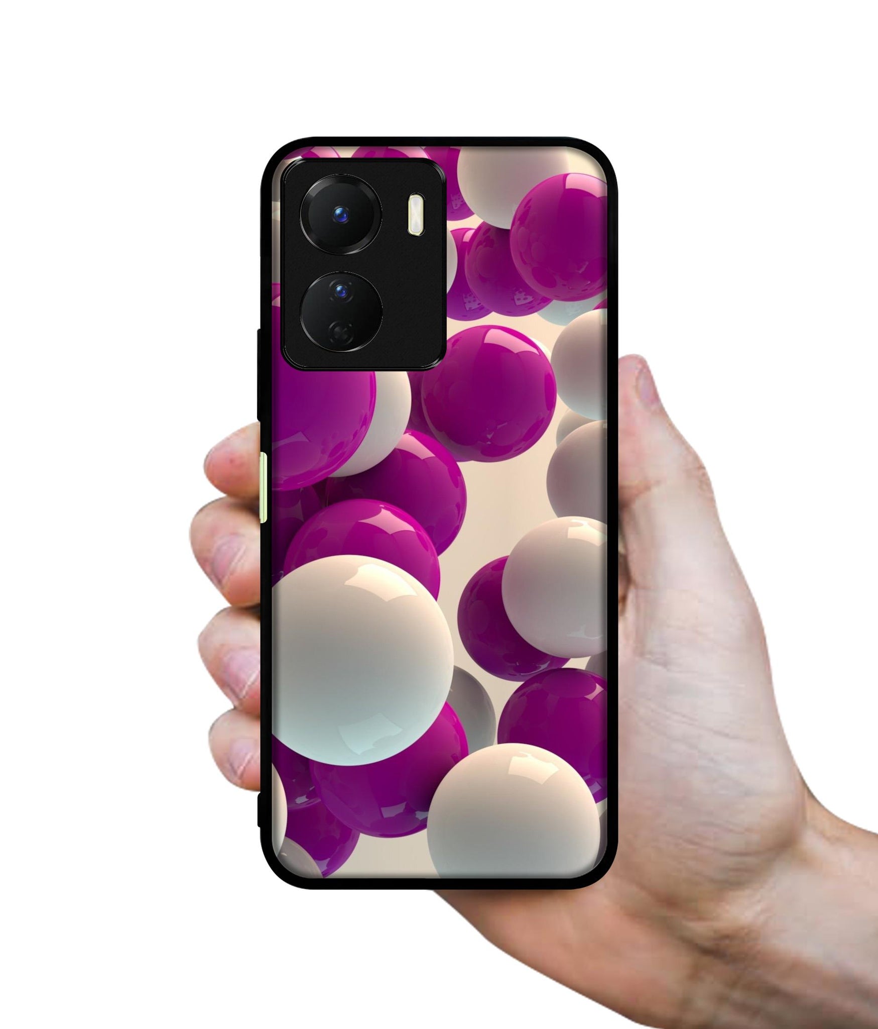 3D Balloons Designer 2D Printed Back Case Cover for Vivo Y16 4G / Y56 5G / T2x 5G