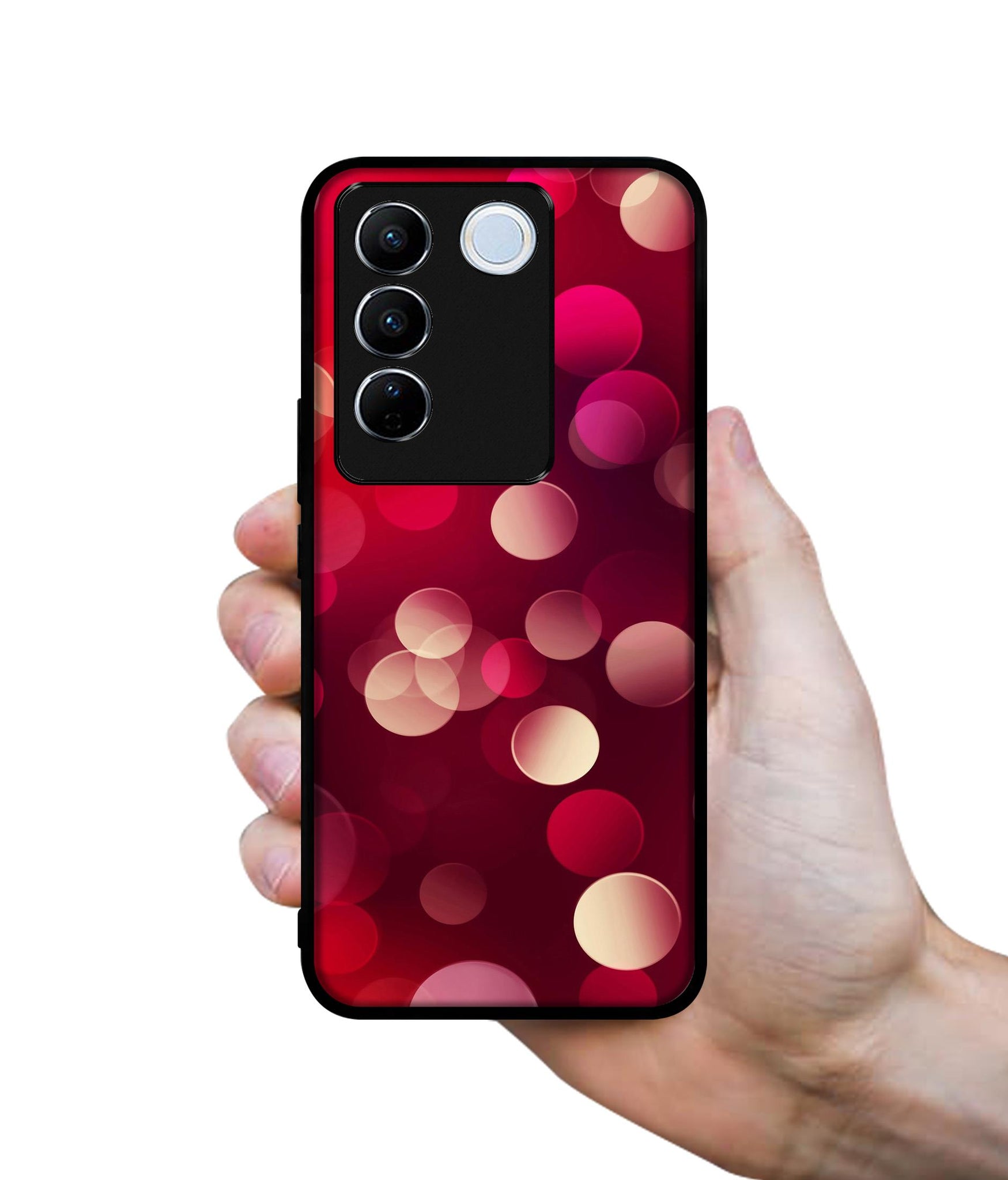 3D Circles Designer 2D Printed Back Case Cover for Vivo V27 5G / V27 Pro 5G / S16 5G