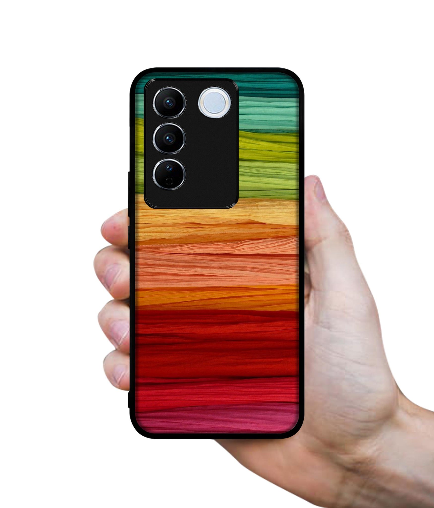 Colorful Thread Designer 2D Printed Back Case Cover for Vivo V27 5G / V27 Pro 5G / S16 5G