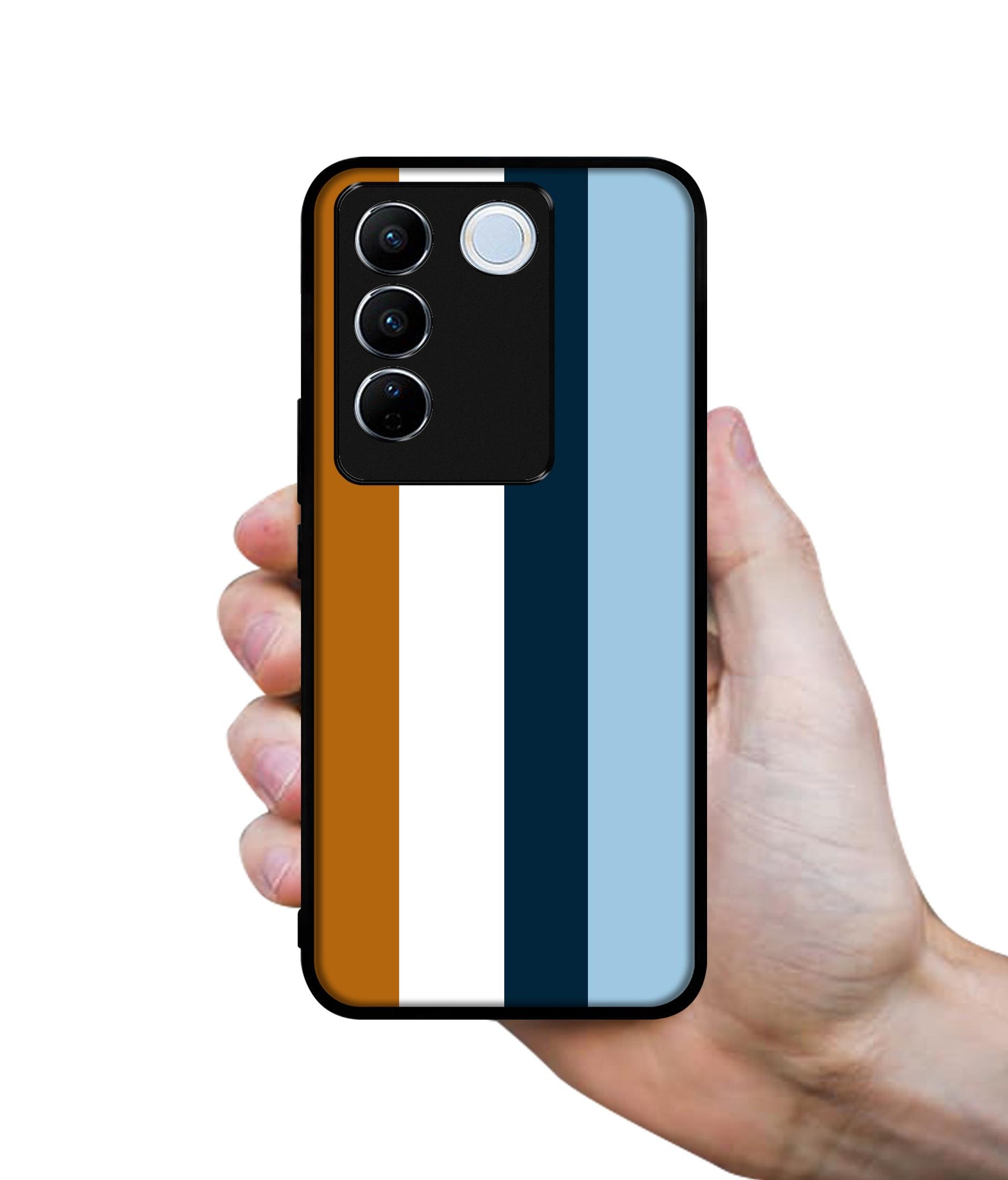 Color Stripes Designer 2D Printed Back Case Cover for Vivo V27 5G / V27 Pro 5G / S16 5G