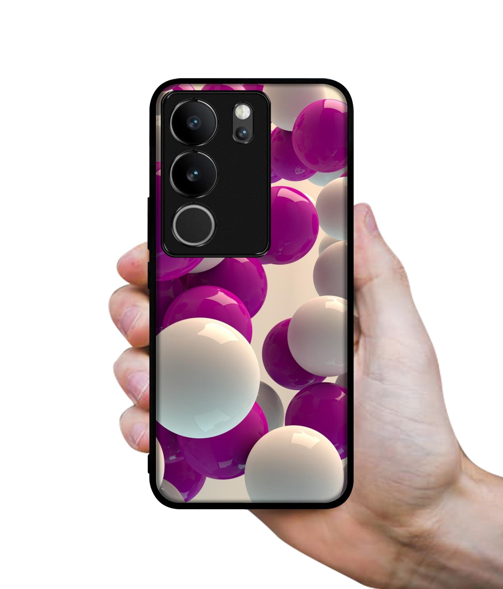 3D Balloons Designer 2D Printed Back Case Cover for Vivo V29 5G / V29 Pro 5G