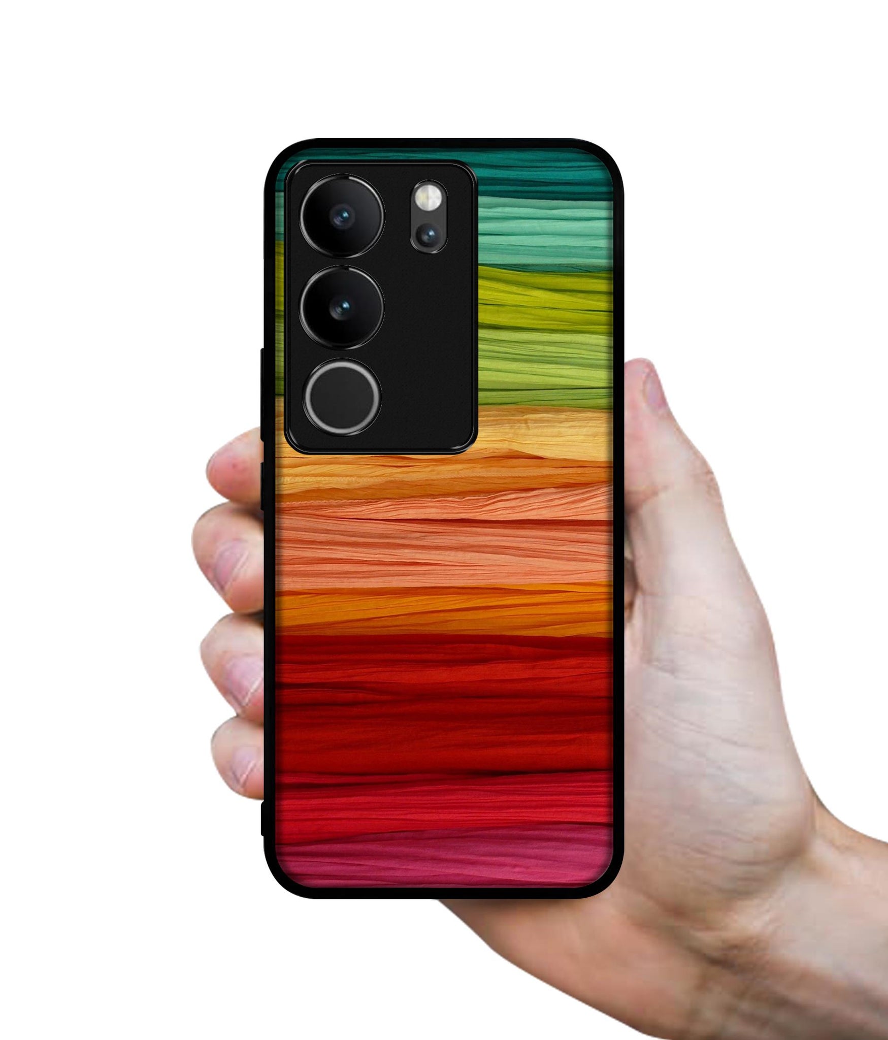 Colorful Thread Designer 2D Printed Back Case Cover for Vivo V29 5G / V29 Pro 5G