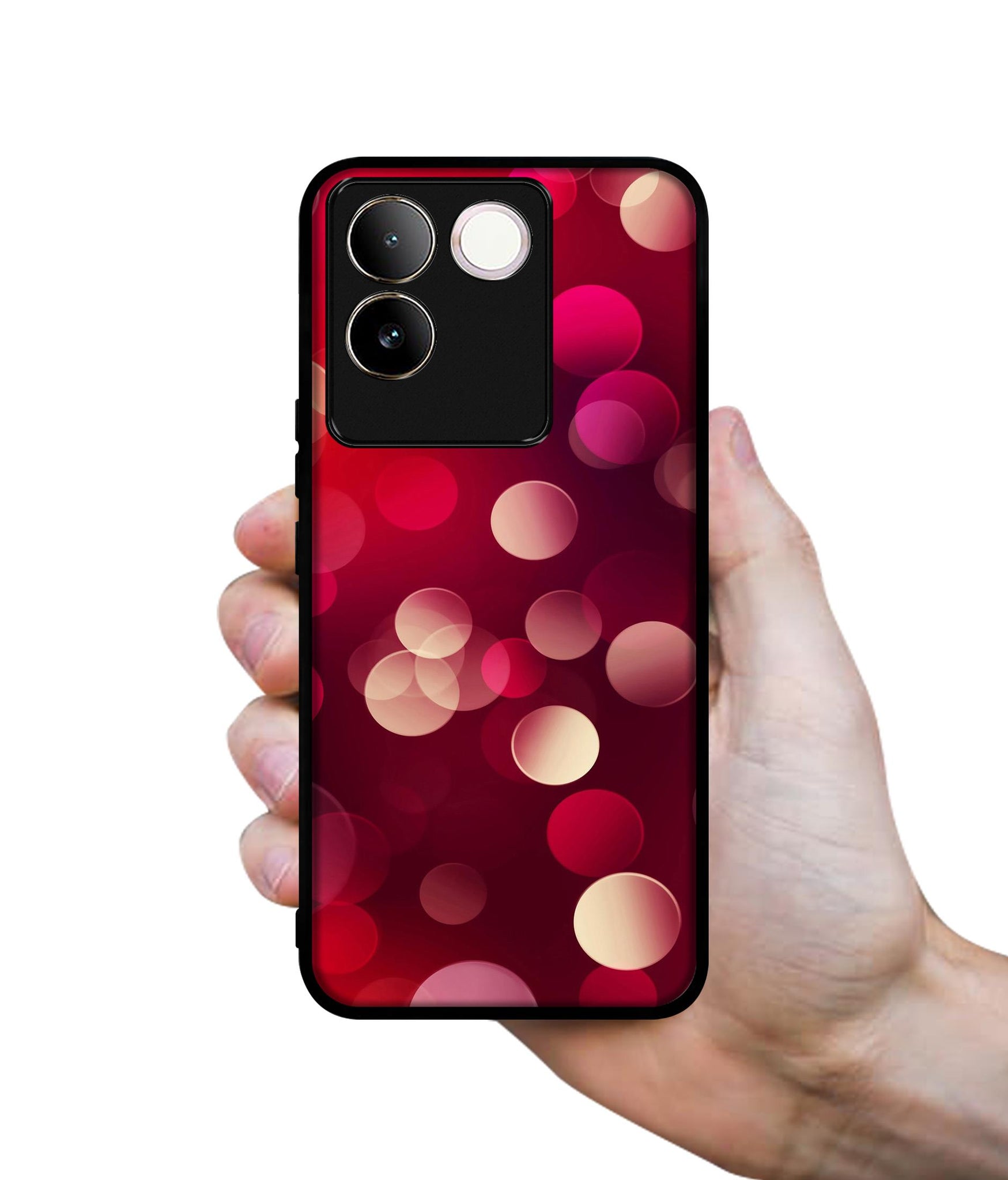 3D Circles Designer 2D Printed Back Case Cover for iQOO Z7 Pro 5G / Vivo T2 Pro 5G / S17e 5G