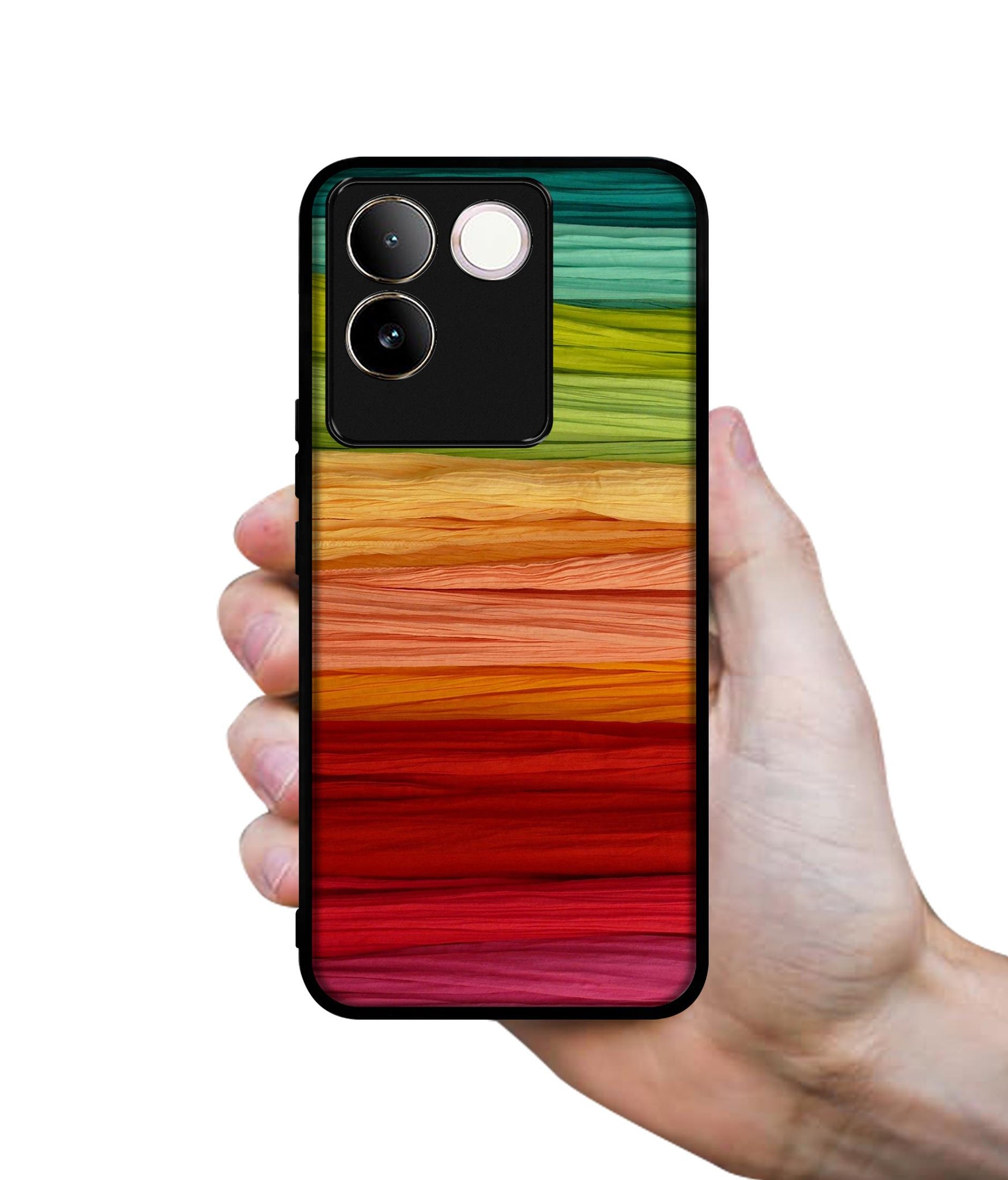 Colorful Thread Designer 2D Printed Back Case Cover for iQOO Z7 Pro 5G / Vivo T2 Pro 5G / S17e 5G