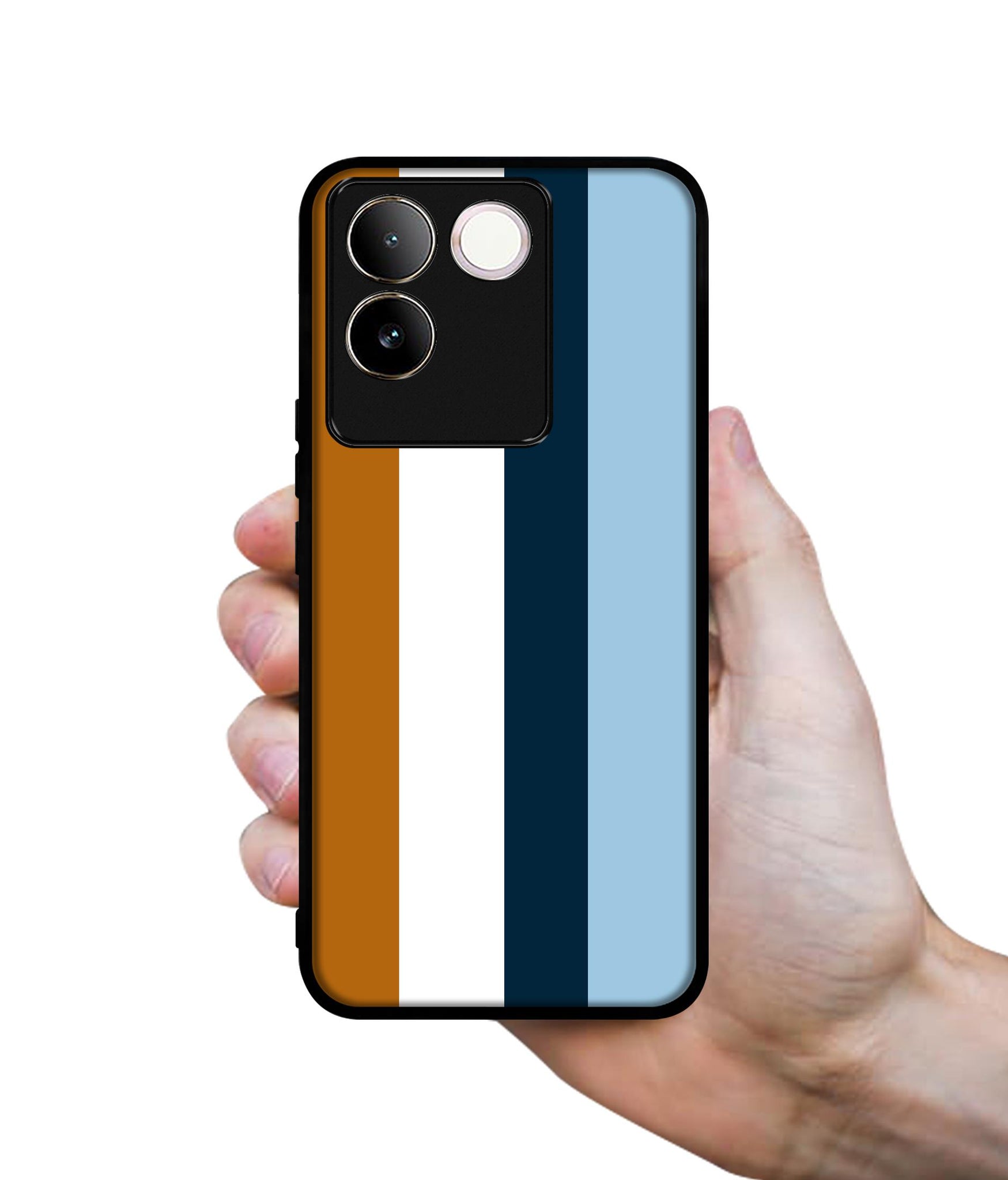 Color Stripes Designer 2D Printed Back Case Cover for iQOO Z7 Pro 5G / Vivo T2 Pro 5G / S17e 5G