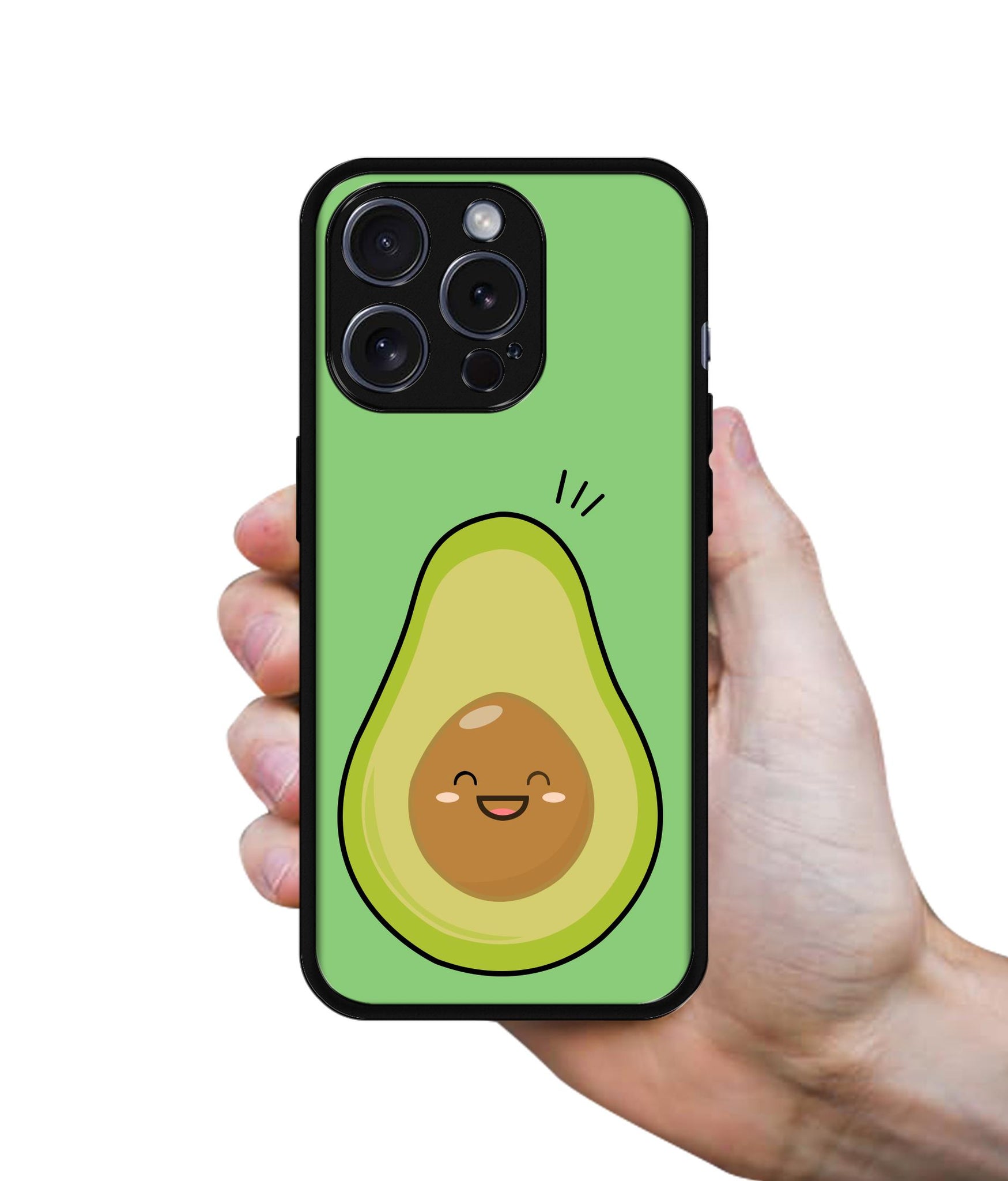 Avocados Designer 2D Printed Back Case Cover for Apple iPhone 15 Pro