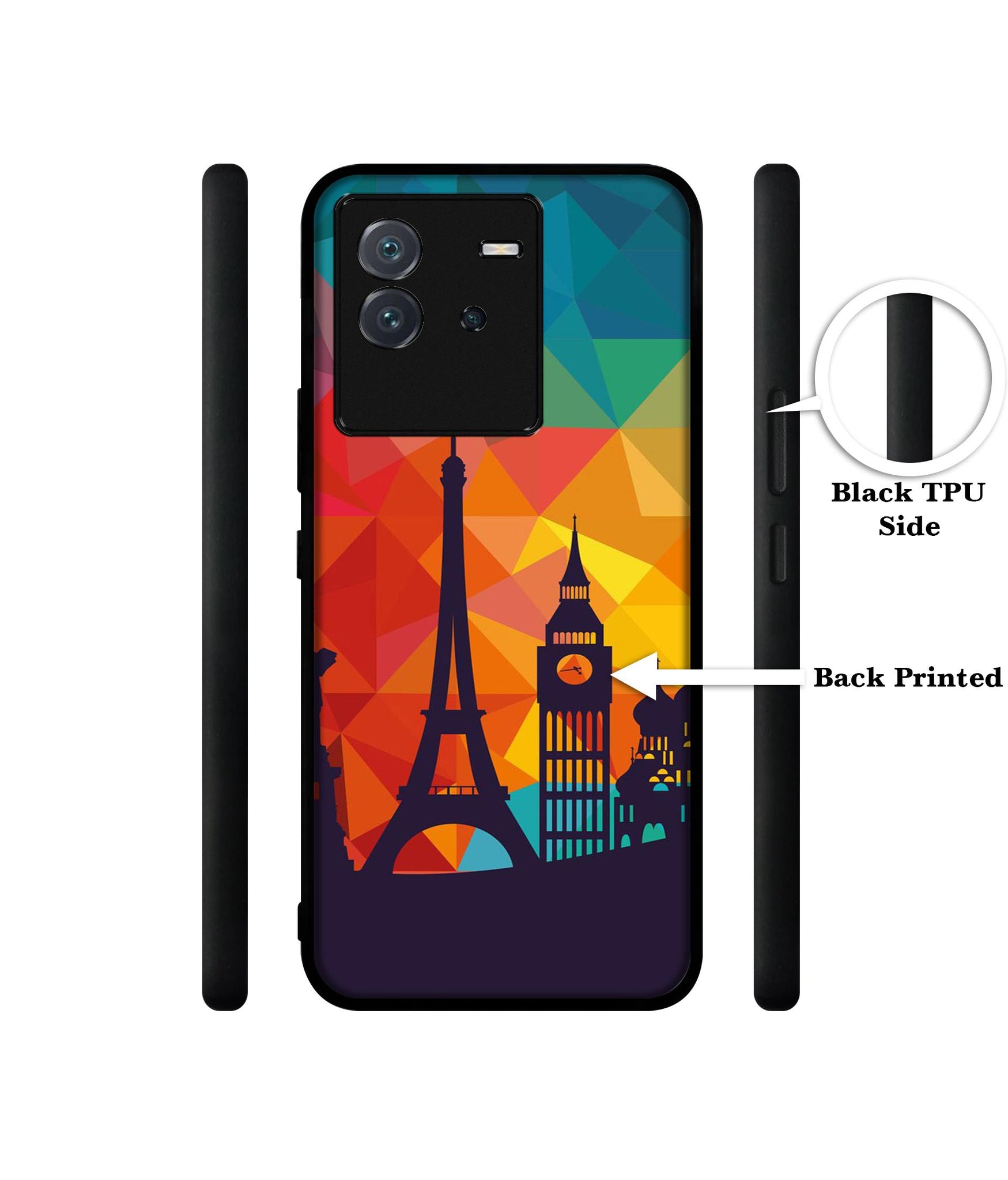 Colored Paris Designer 2D Printed Back Case Cover for iQOO Neo 6 5G
