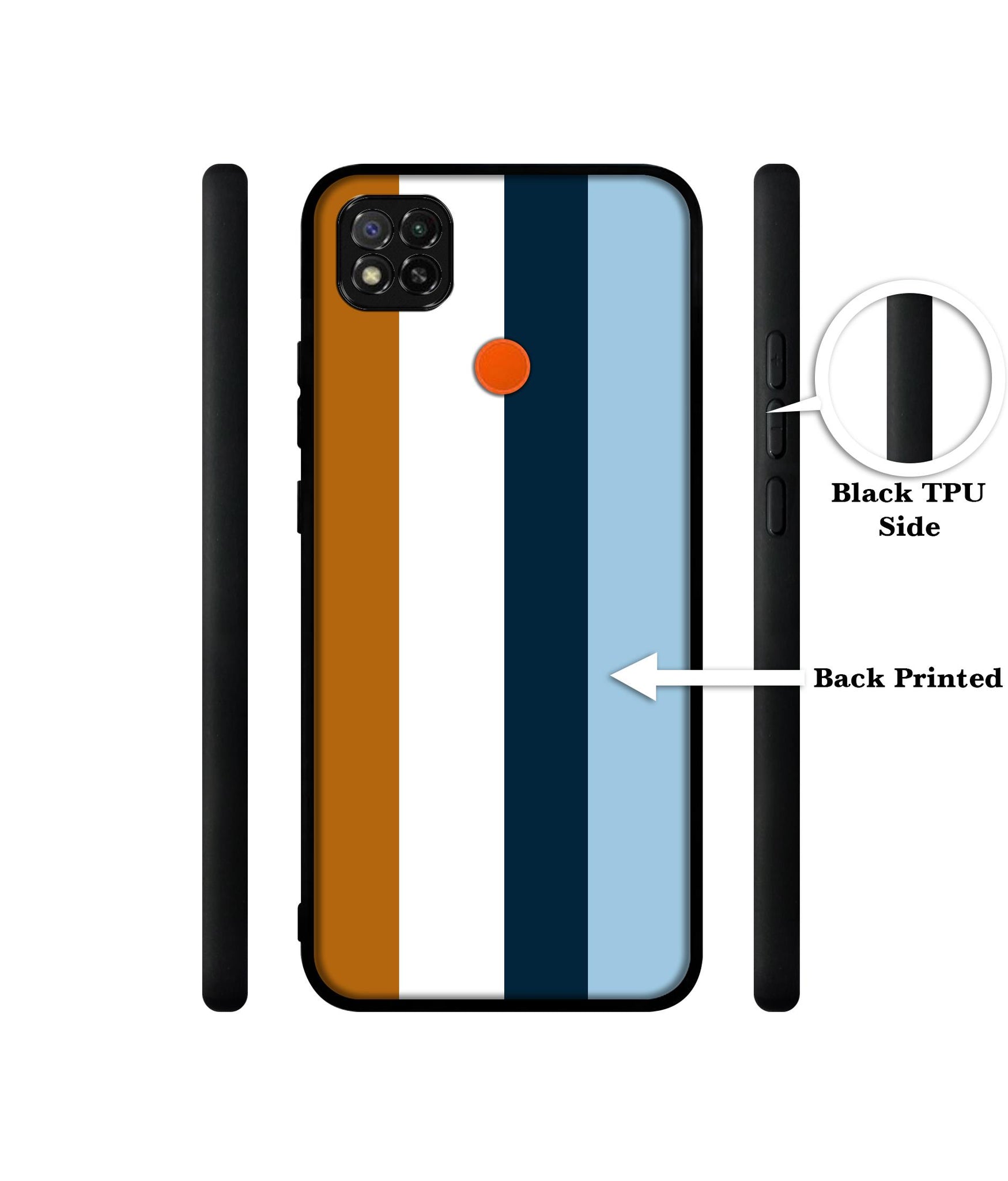 Color Stripes Designer 2D Printed Back Case Cover for Mi Redmi 9 / 9C / 9 Activ / Poco C31 / C3