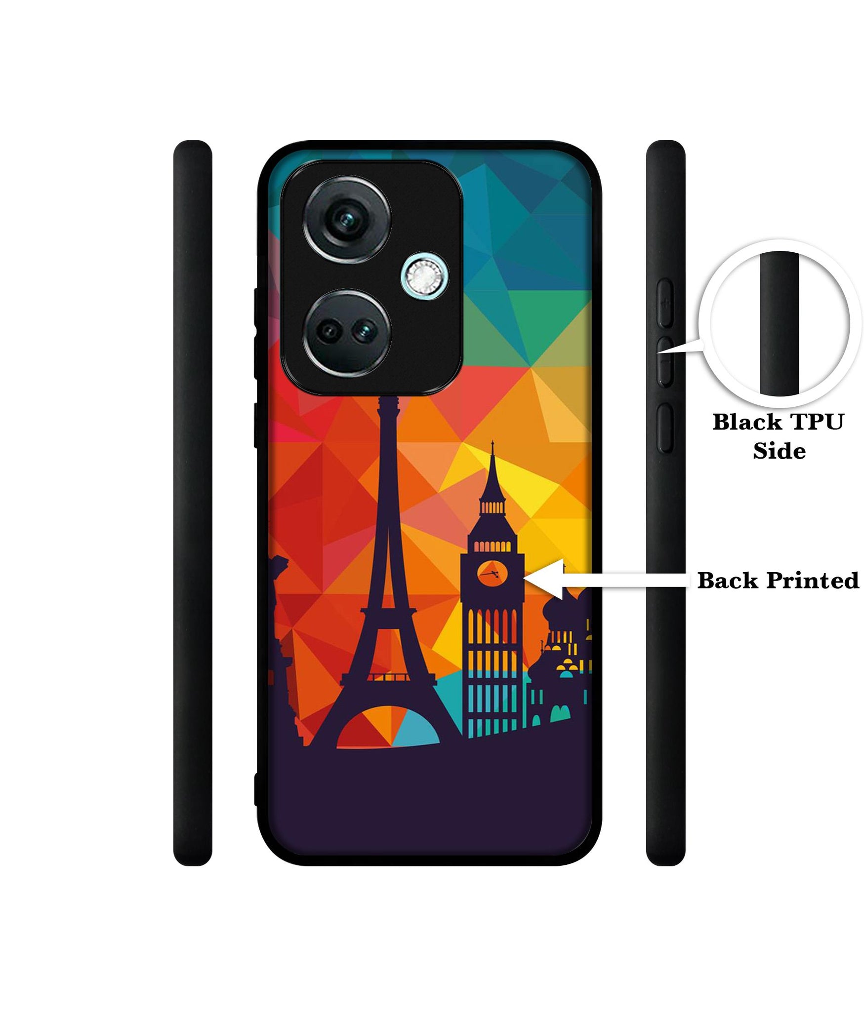 Colored Paris Designer 2D Printed Back Case Cover for OnePlus Nord CE 3 5G