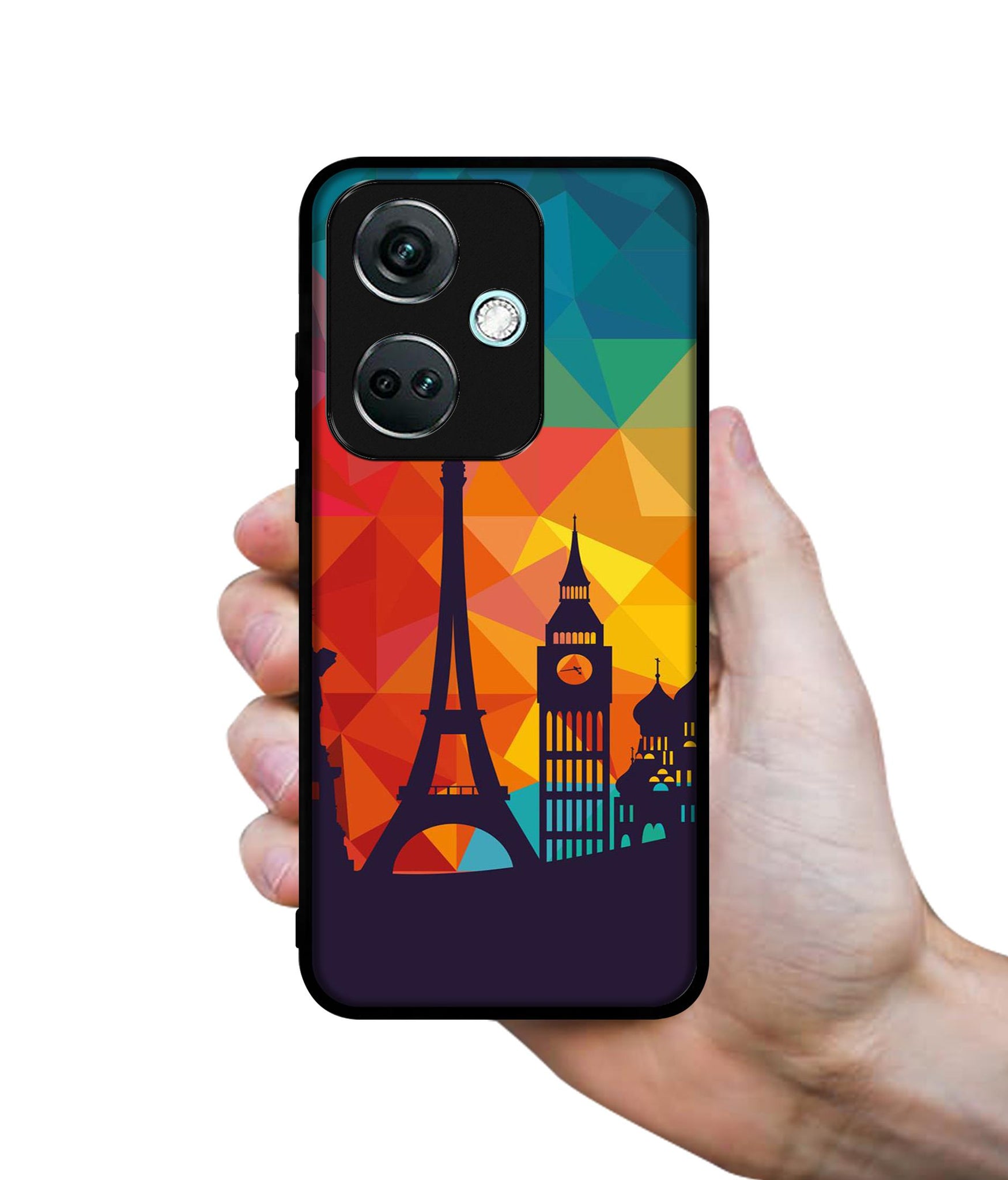 Colored Paris Designer 2D Printed Back Case Cover for OnePlus Nord CE 3 5G