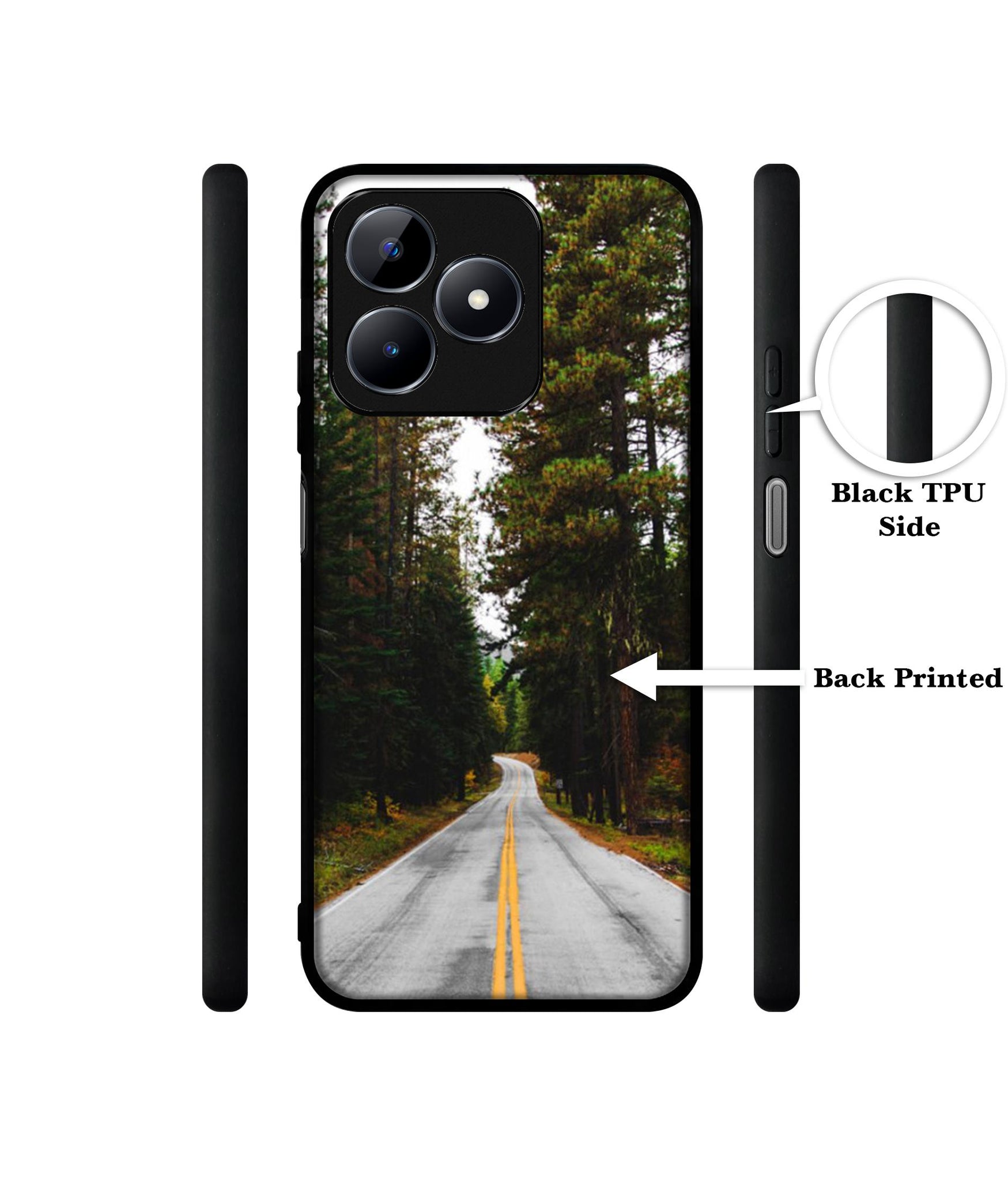 Road Photo Designer 2D Printed Back Case Cover for Realme C53 4G / C51 4G / Narzo N53 4G