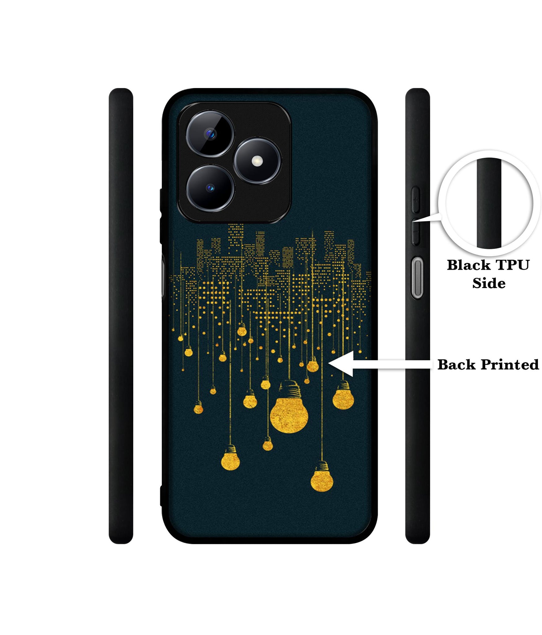 City Light Pattern Designer 2D Printed Back Case Cover for Realme C53 4G / C51 4G / Narzo N53 4G