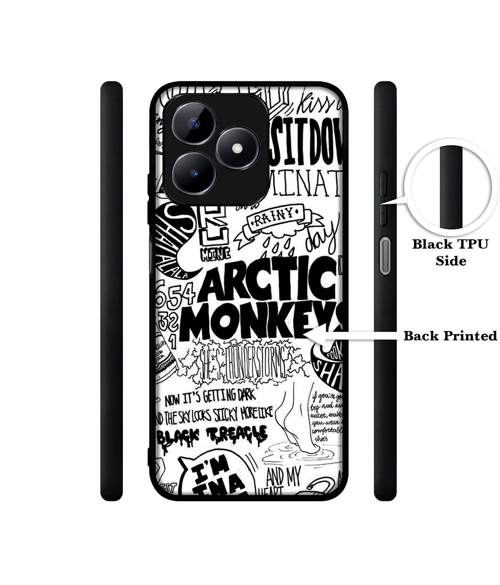 Arctic Monkeys Pattern Designer 2D Printed Back Case Cover for Realme C53 4G / C51 4G / Narzo N53 4G
