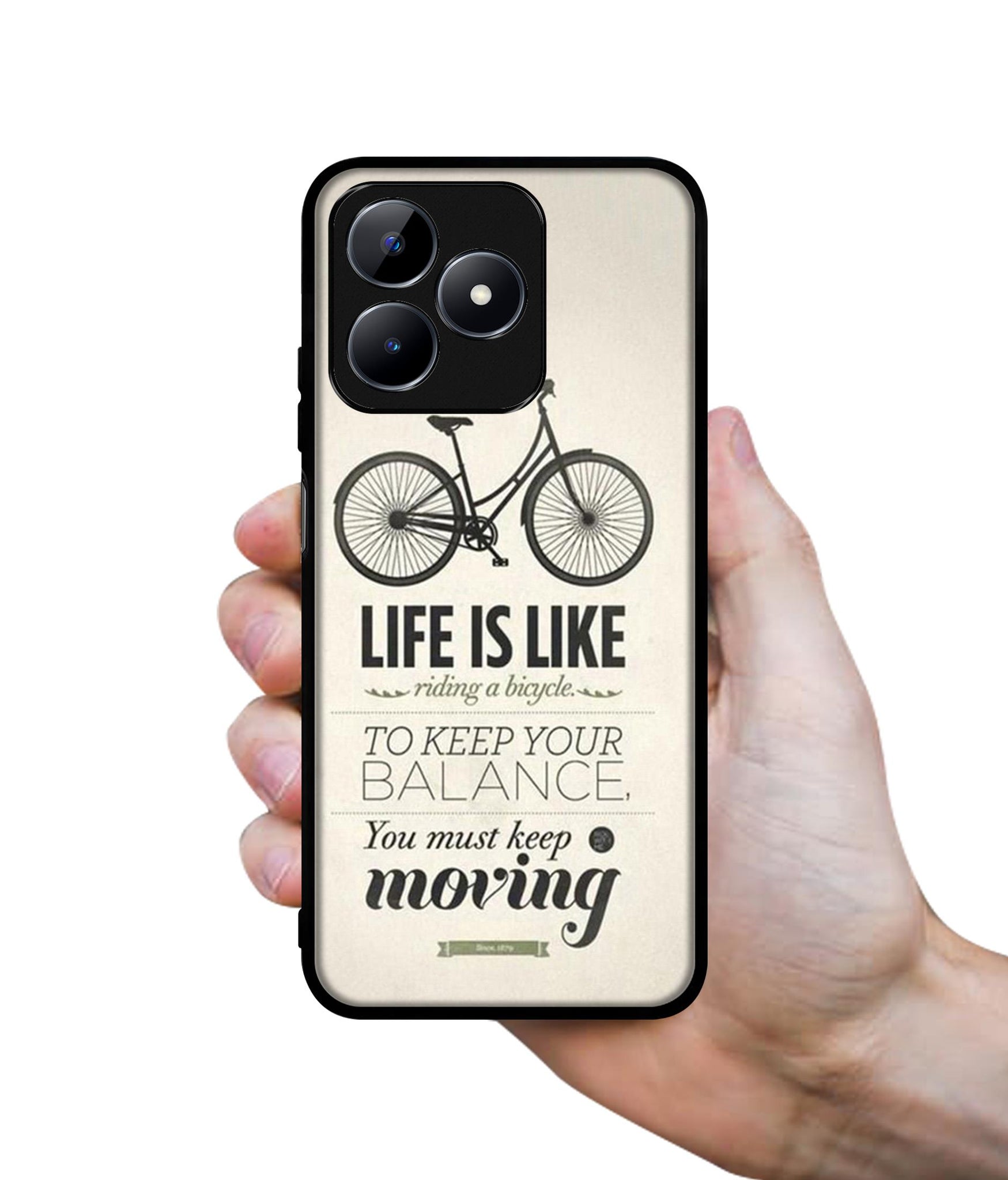 Life is Like Moving Designer 2D Printed Back Case Cover for Realme C53 4G / C51 4G / Narzo N53 4G