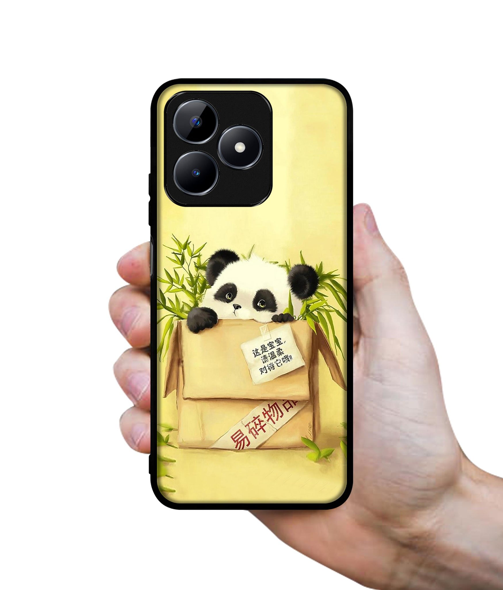 Panda In Box Designer 2D Printed Back Case Cover for Realme C53 4G / C51 4G / Narzo N53 4G