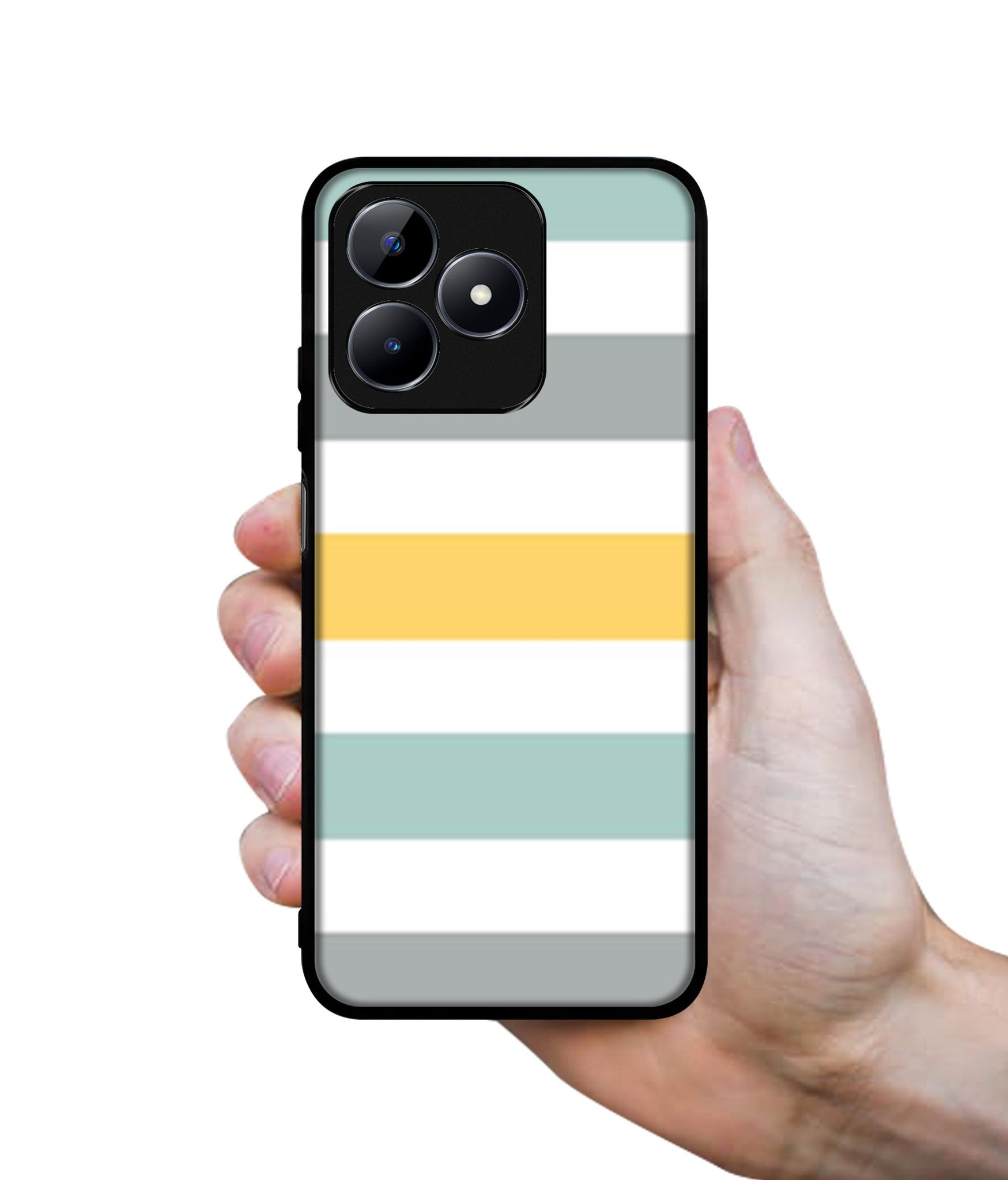 Line Texture Designer 2D Printed Back Case Cover for Realme C53 4G / C51 4G / Narzo N53 4G