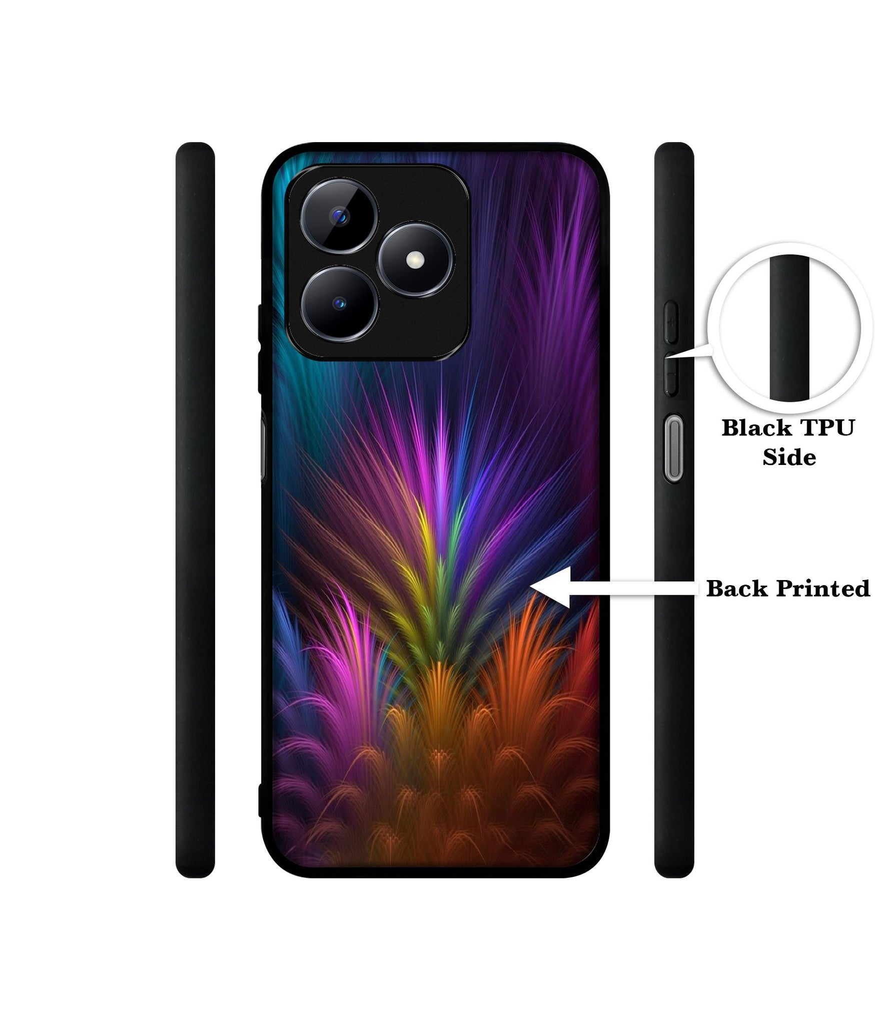 Multicoloured Designer 2D Printed Back Case Cover for Realme C53 4G / C51 4G / Narzo N53 4G