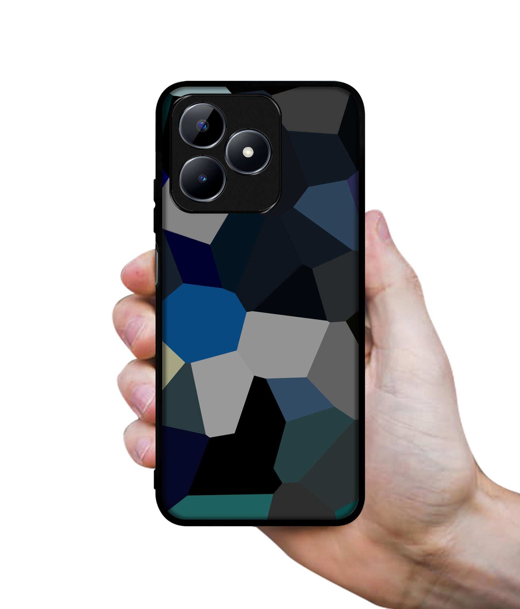 Mathematical Shape Designer 2D Printed Back Case Cover for Realme C53 4G / C51 4G / Narzo N53 4G