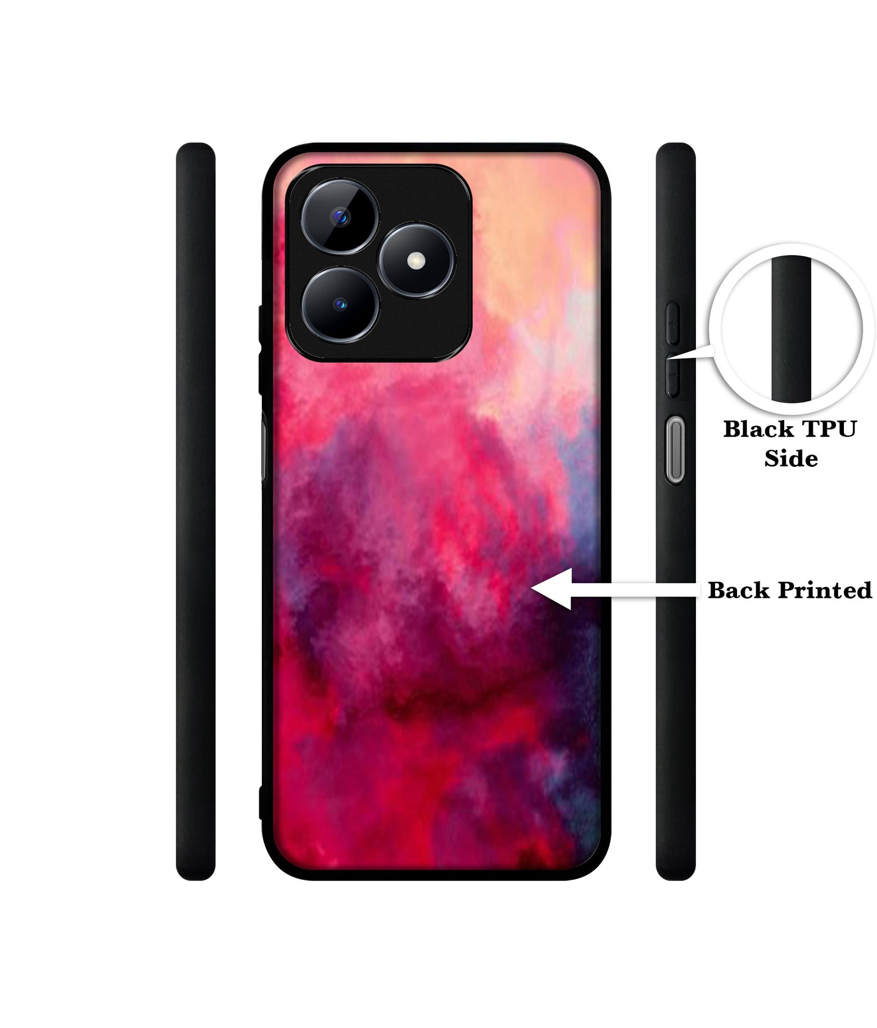 Holi Color Designer 2D Printed Back Case Cover for Realme C53 4G / C51 4G / Narzo N53 4G