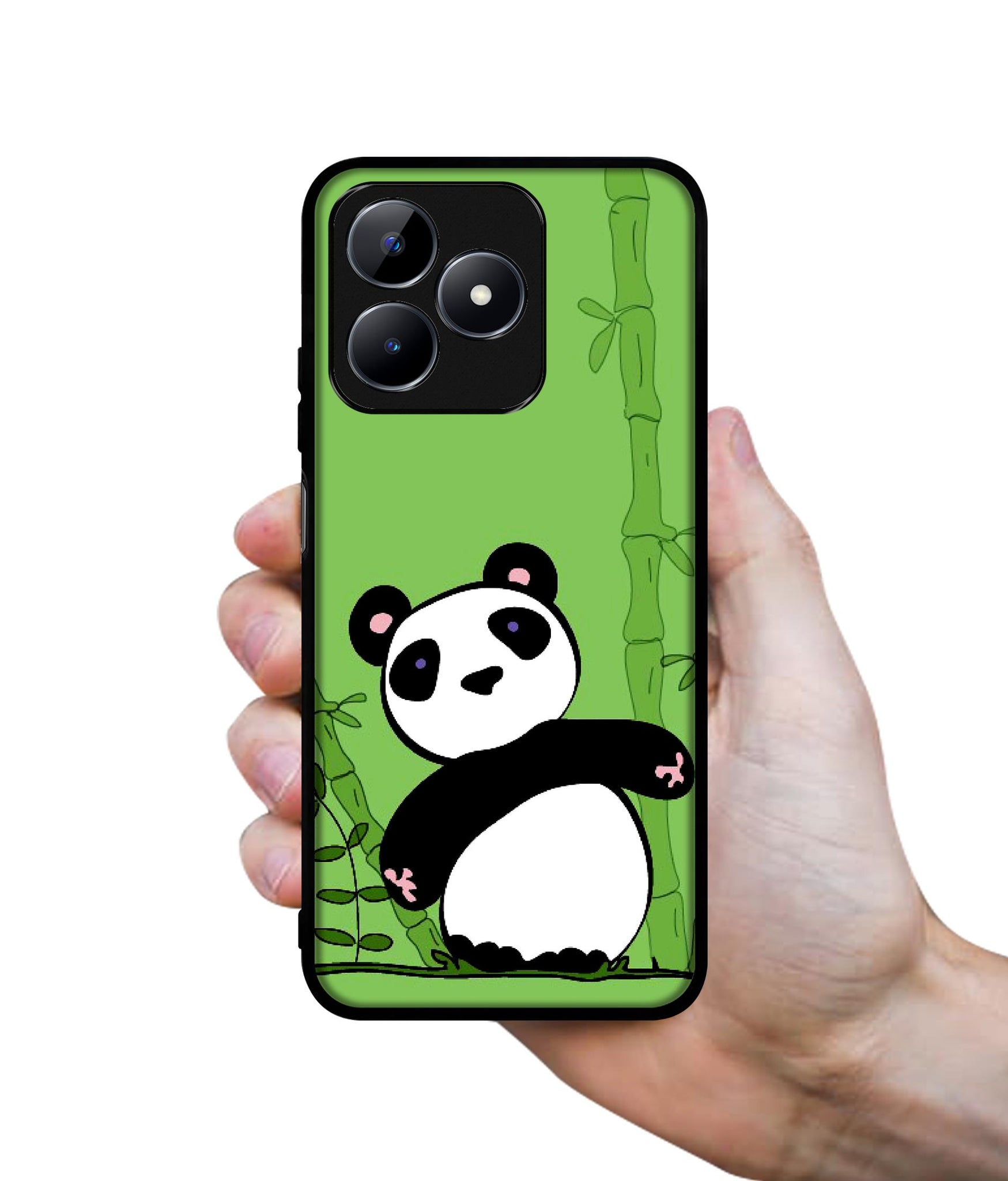 Panda with Bamboo Designer 2D Printed Back Case Cover for Realme C53 4G / C51 4G / Narzo N53 4G
