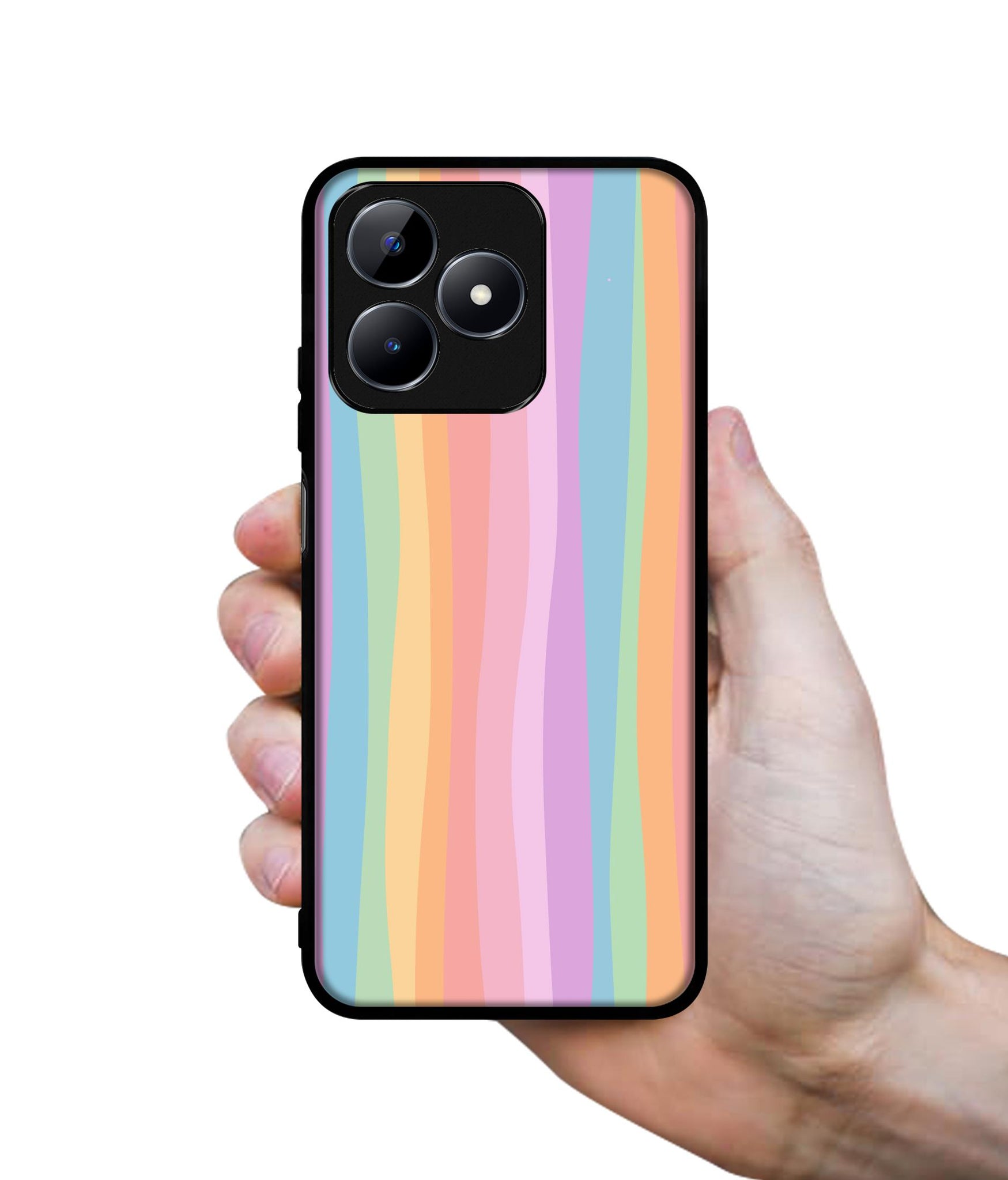 Cool Rainbow Designer 2D Printed Back Case Cover for Realme C53 4G / C51 4G / Narzo N53 4G
