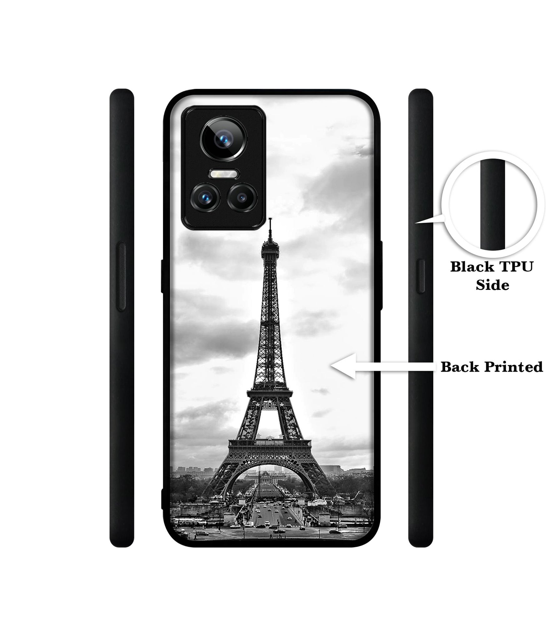 Eiffel Tower Designer 2D Printed Back Case Cover for Realme GT Neo 3 5G