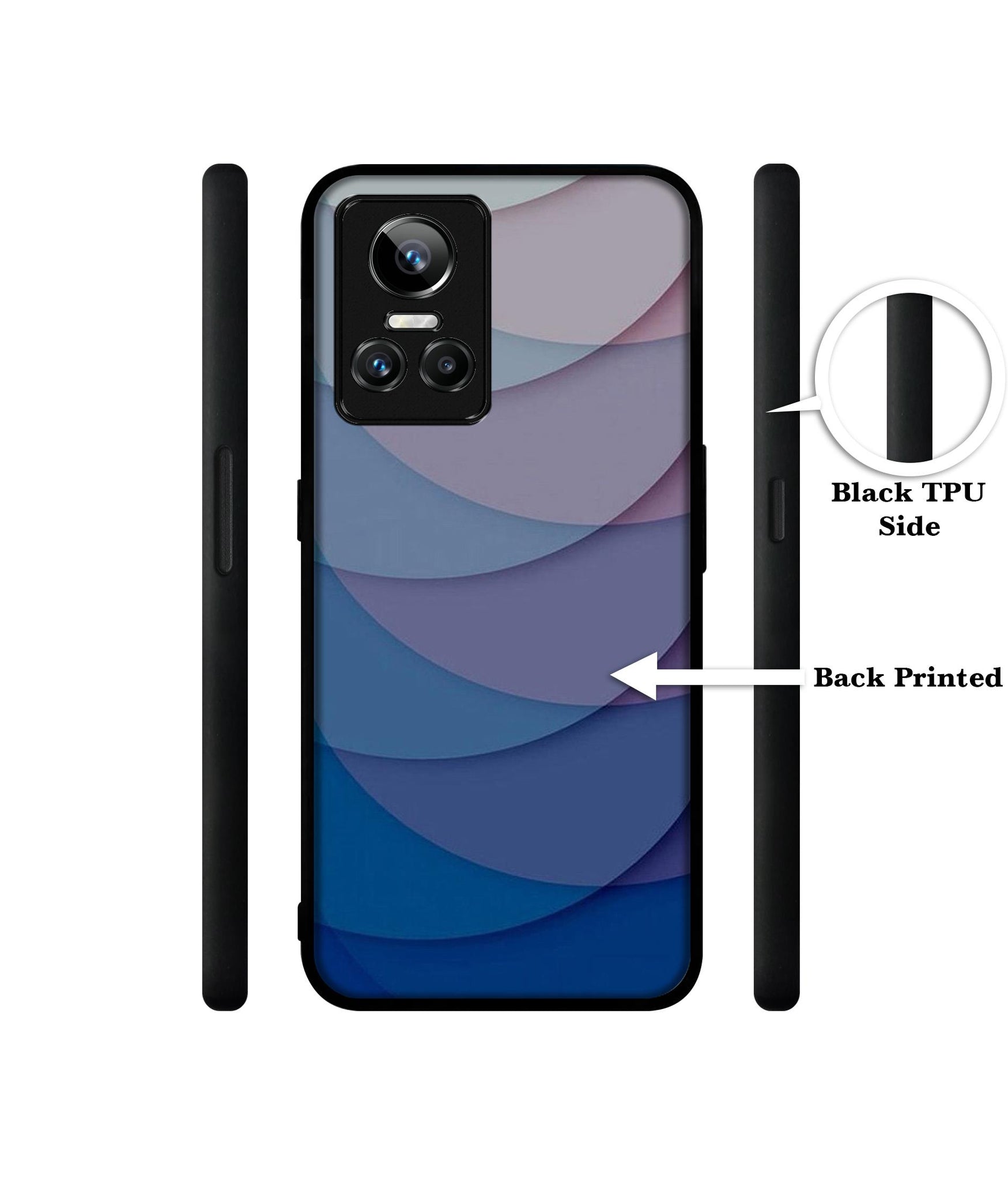 Waves Pattern Print Designer 2D Printed Back Case Cover for Realme GT Neo 3 5G